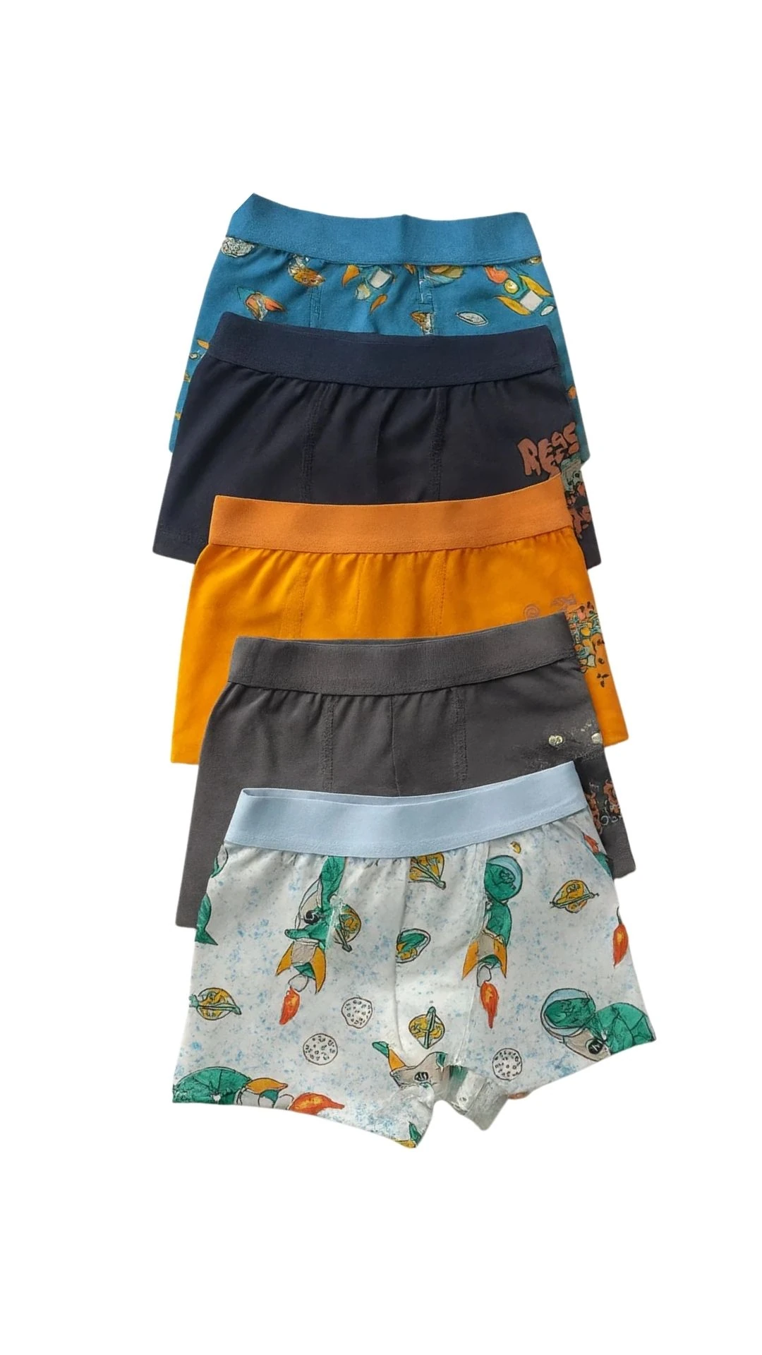 Roket Desenli 5'li Boxer Set