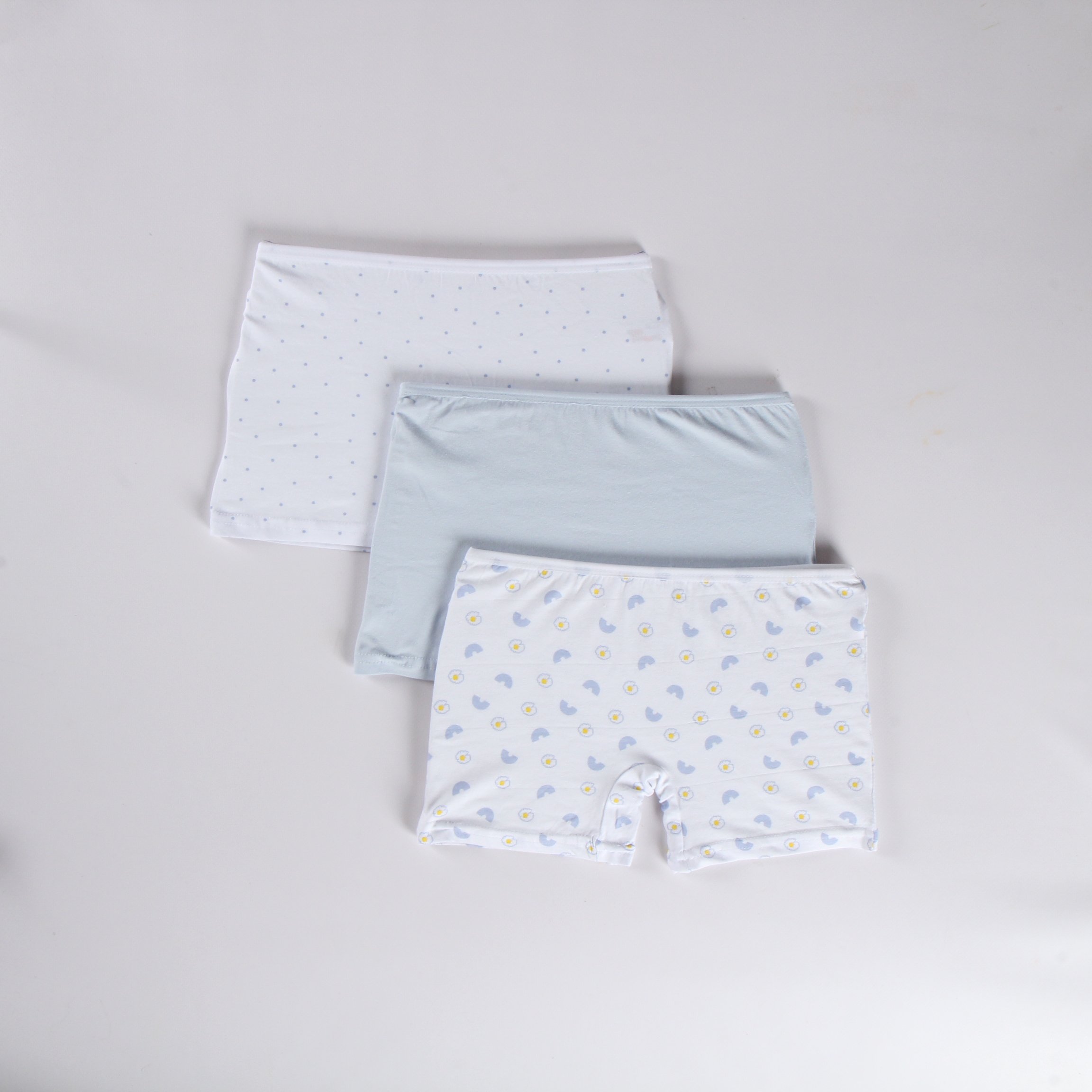 MinyKids Puantiye Desenli 3'lü Boxer Set