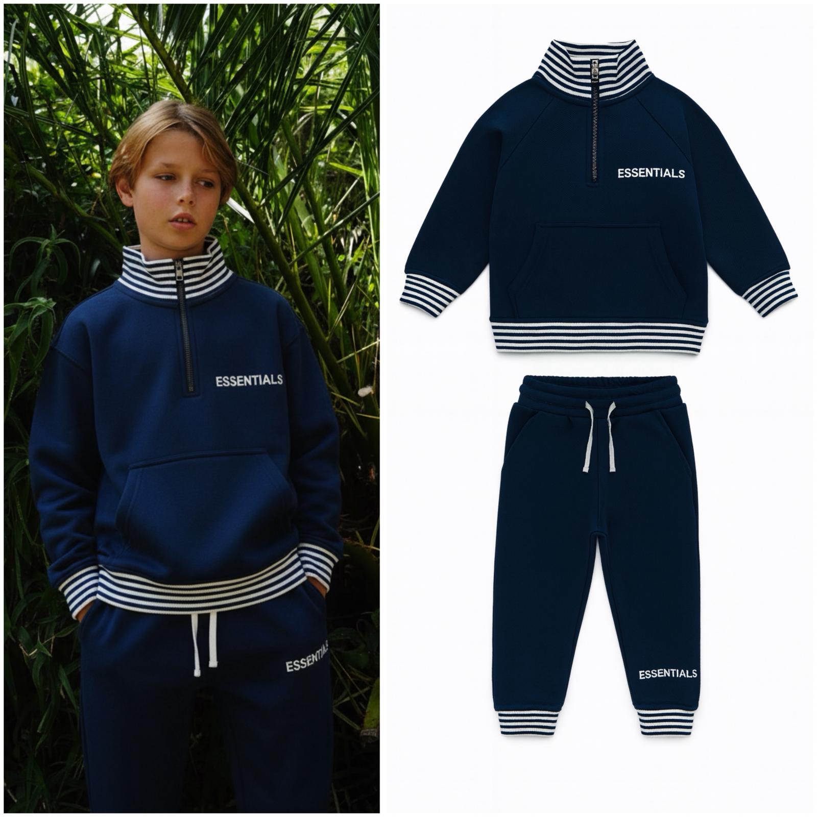 La’ciel Paris Pike Kumaş Dikyaka Lacivert Takım