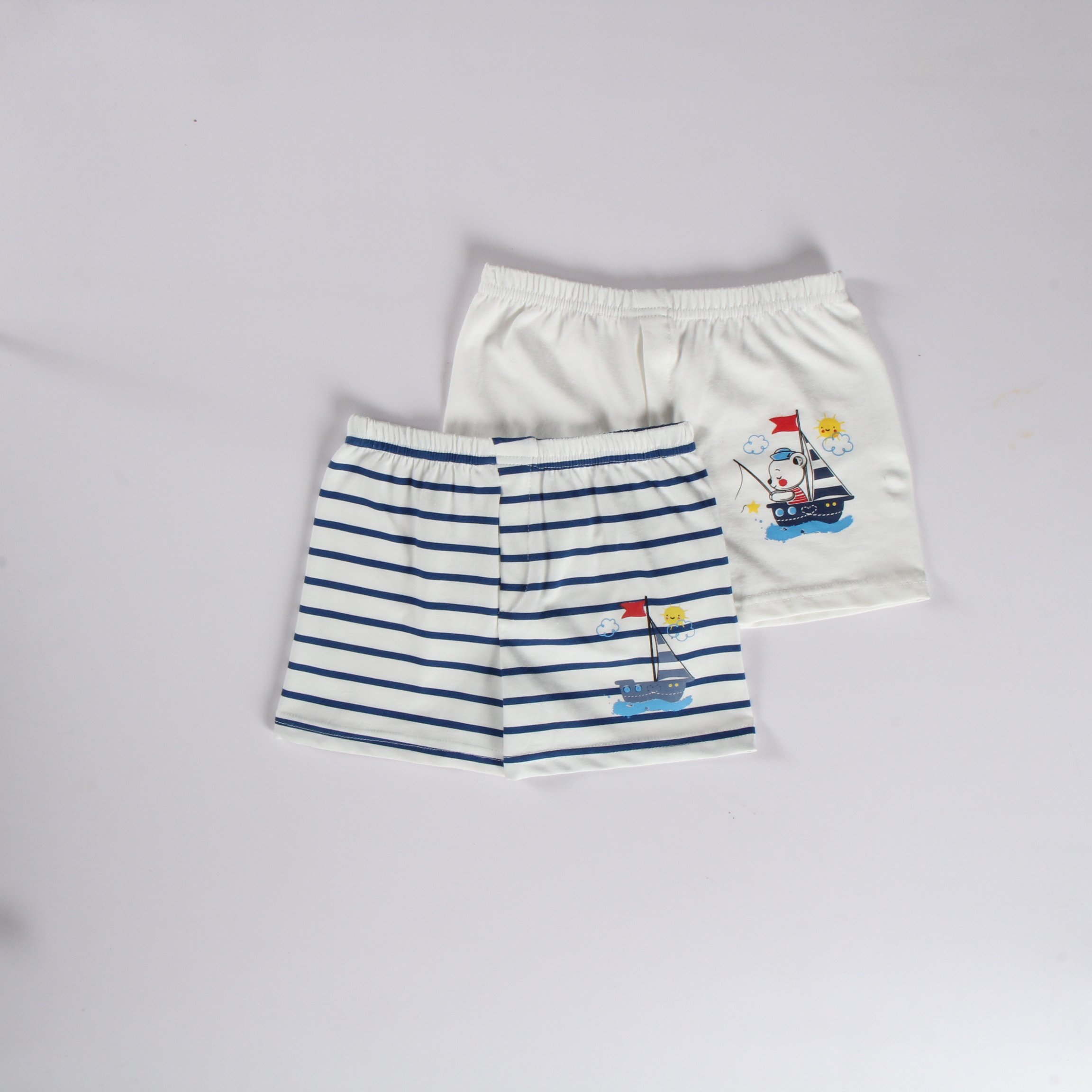 MinyKids Gemi Desenli 2'li Boxer Set