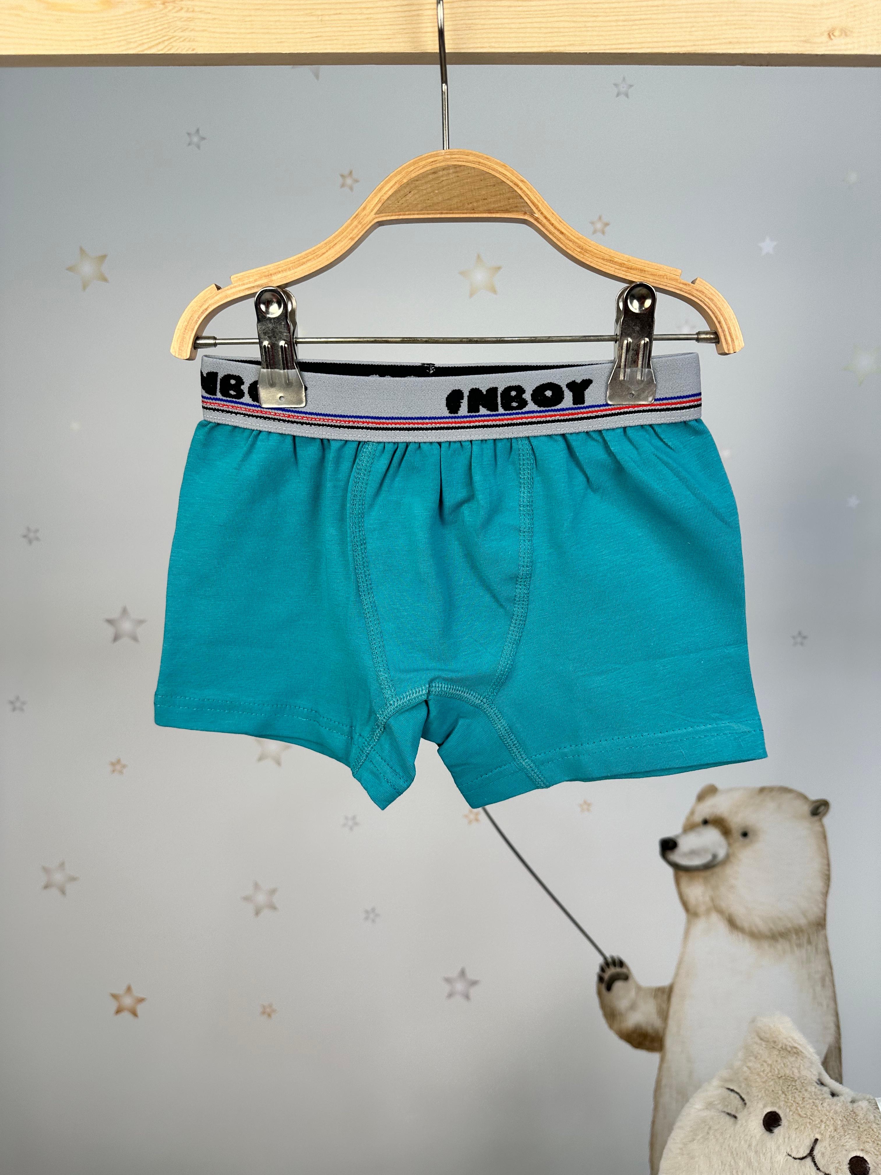 MinyKids Yeşil Renk Boxer