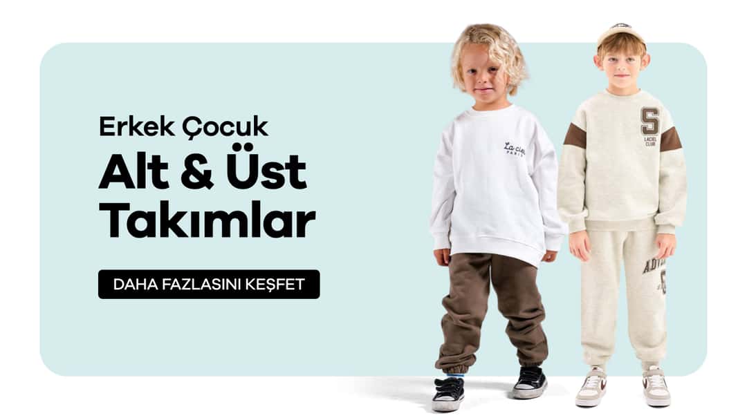 Erkek Çocuk Alt & Üst Takımlar