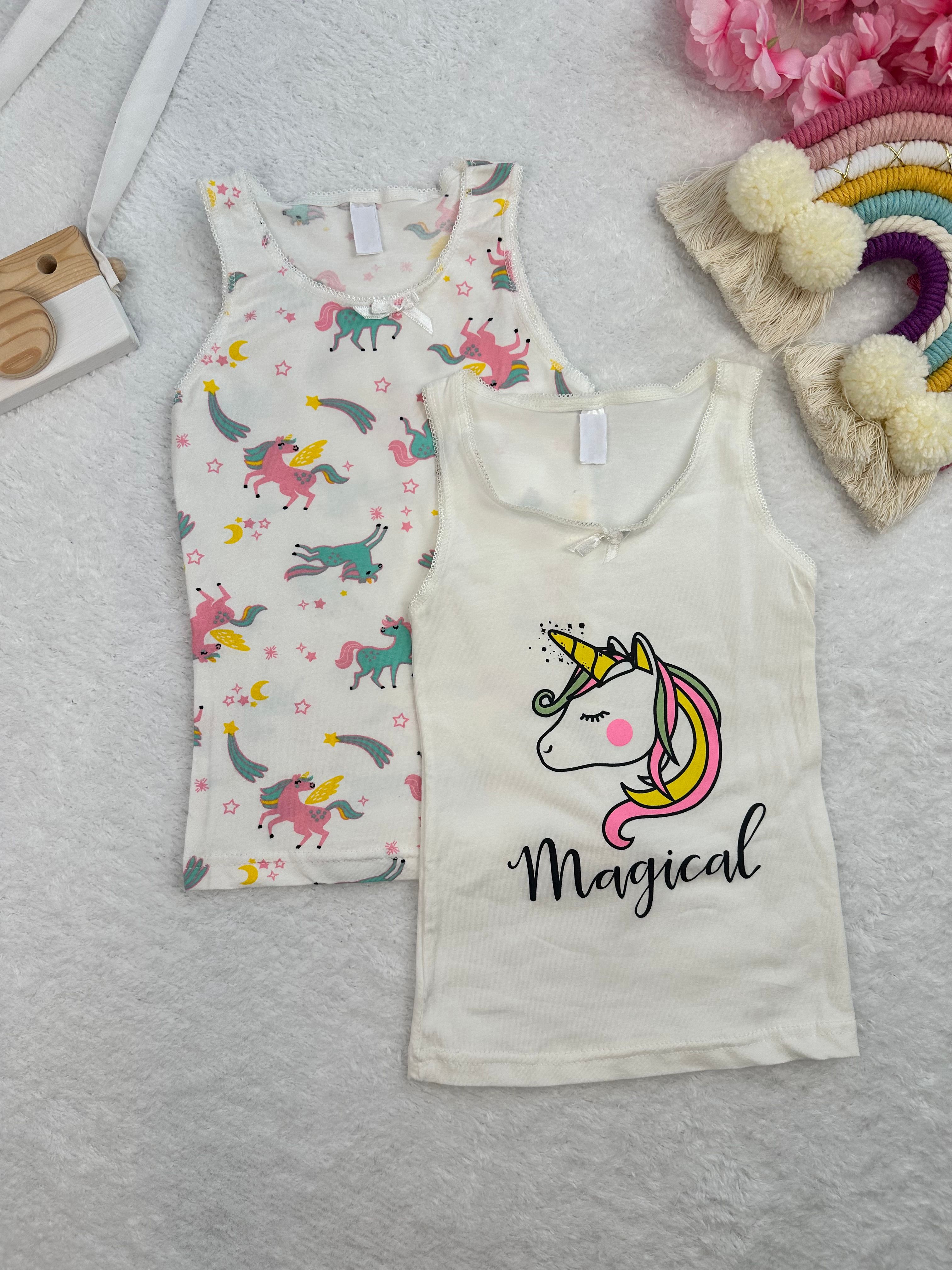 MinyKids Unicorn Desenli 2'li Atlet Set