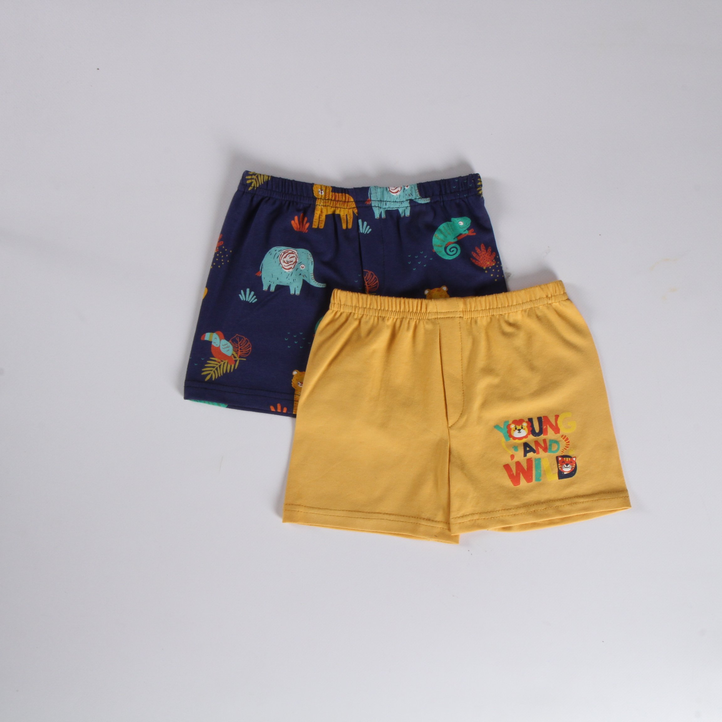 MinyKids Hayvan Desenli 2'li Boxer Set