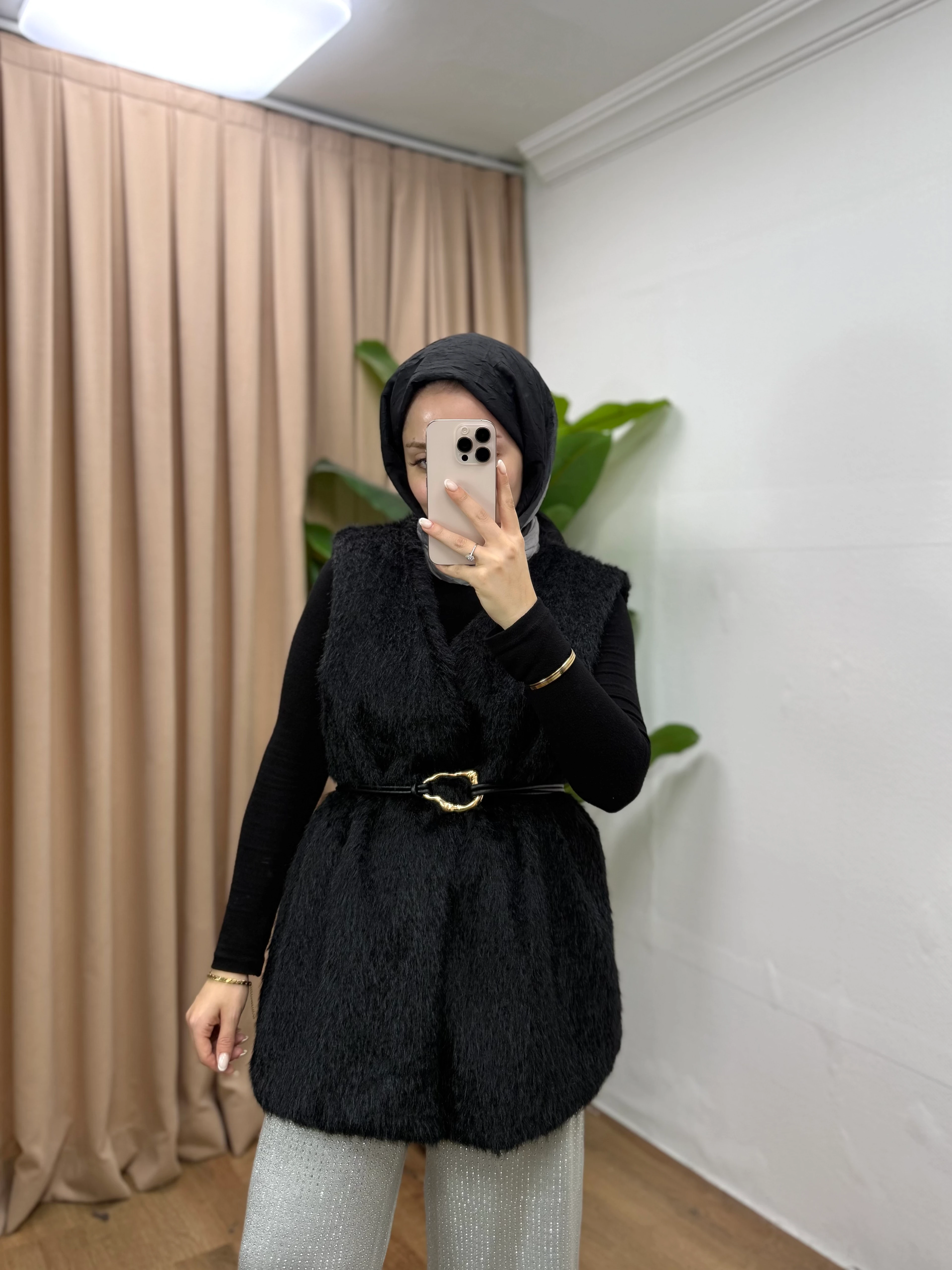 KÜRK YELEK / SİYAH