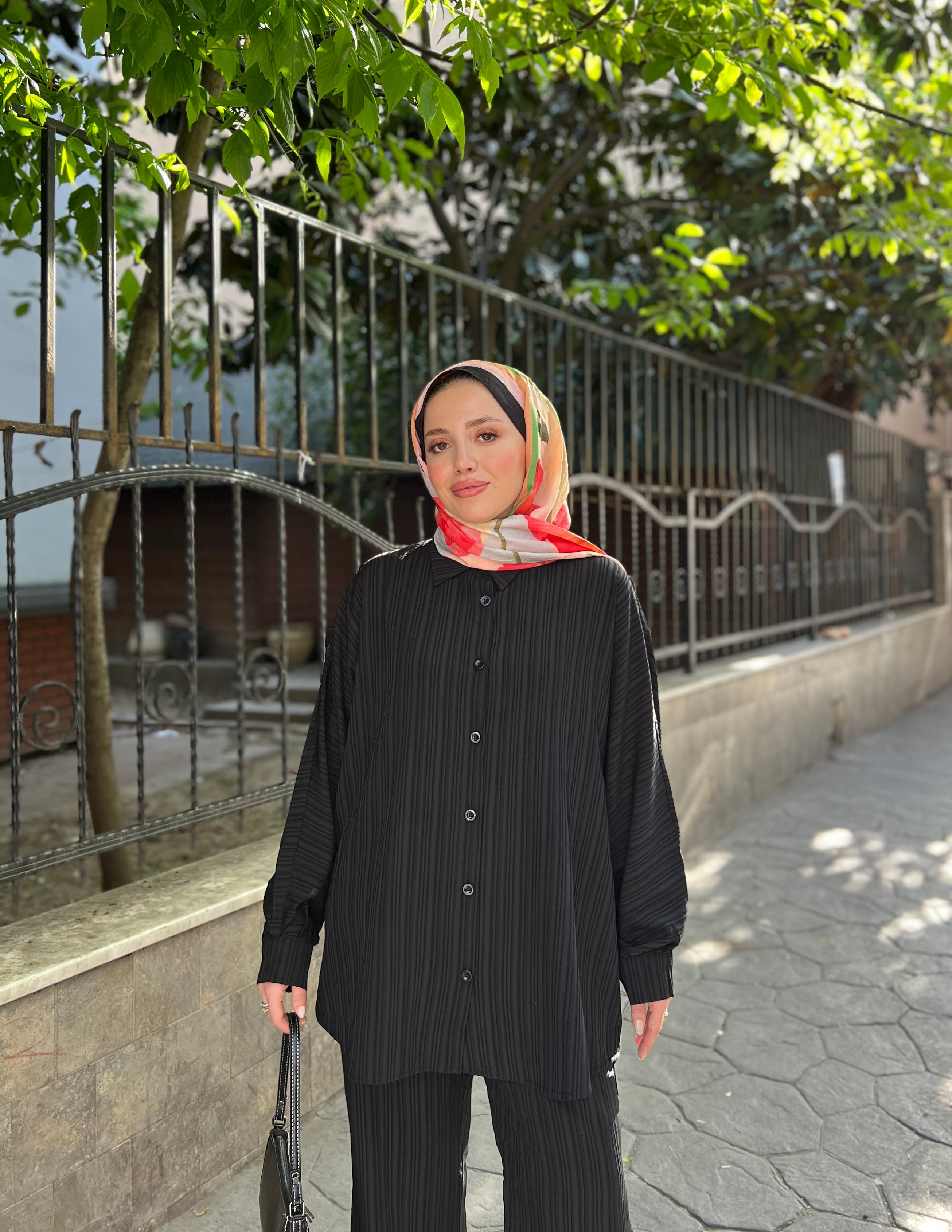 İP DETAY TAKIM / SİYAH