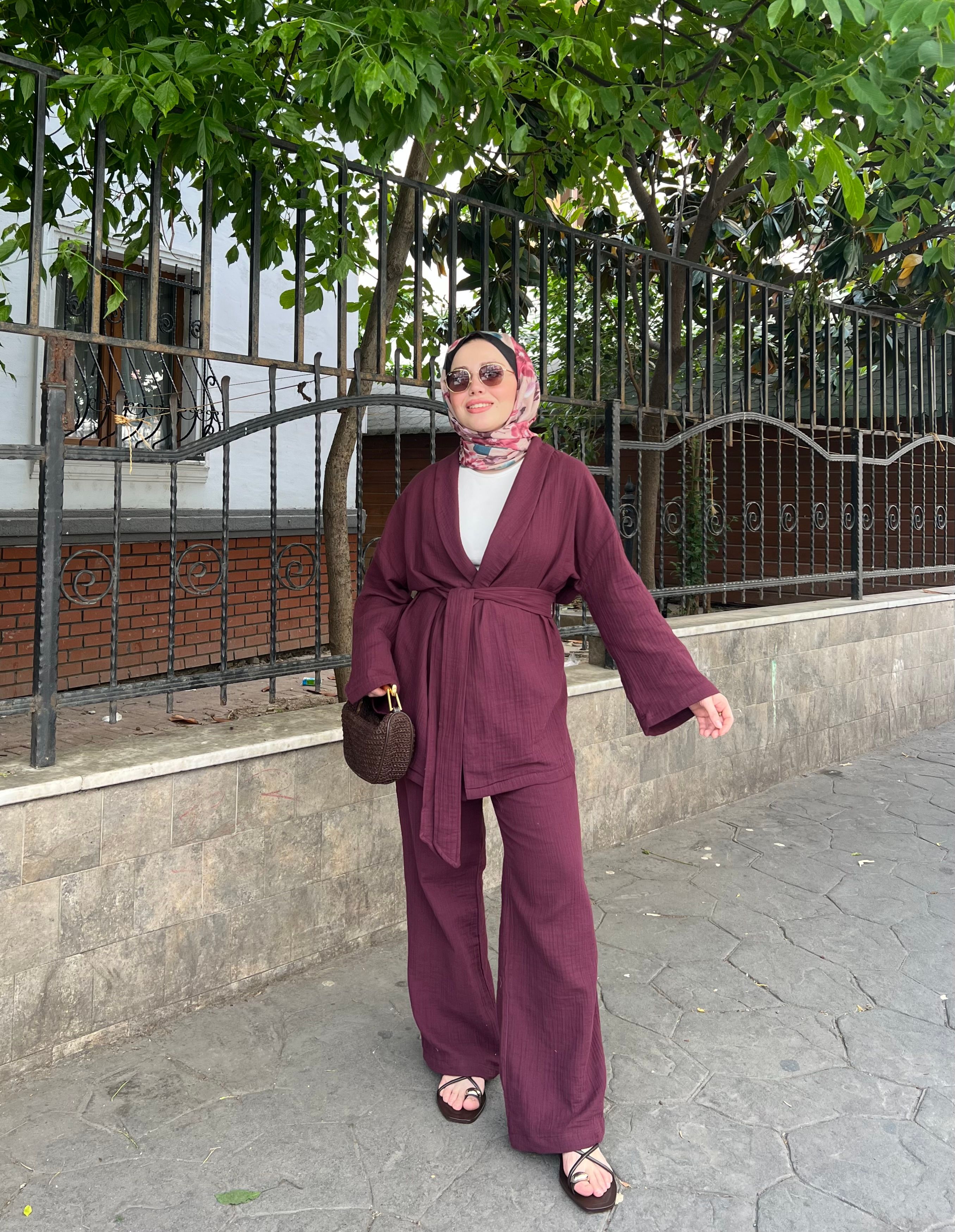 MÜSLİN TAKIM / BORDO