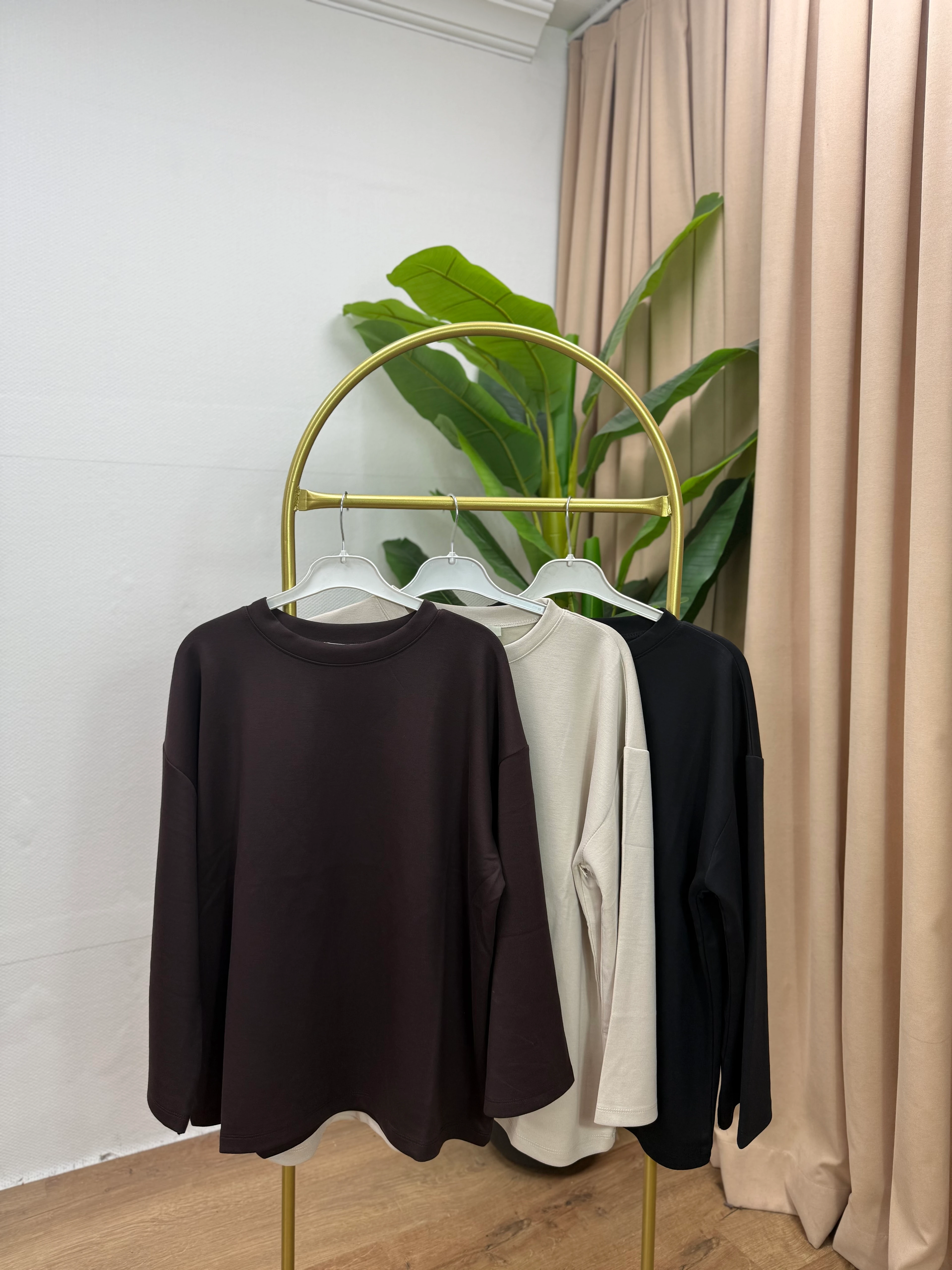 OYSH BASİC SWEAT  - KAHVERENGİ