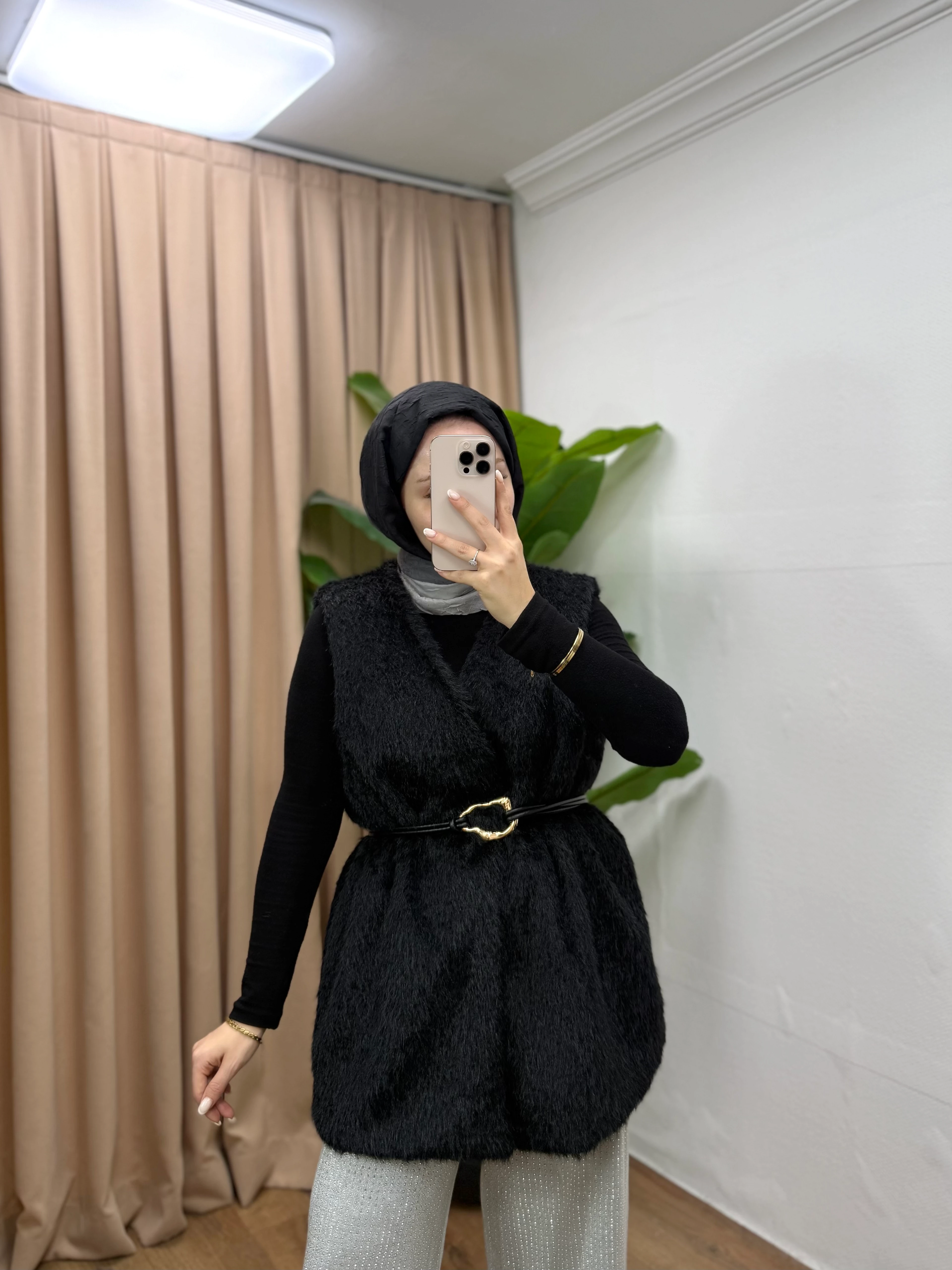 KÜRK YELEK / SİYAH