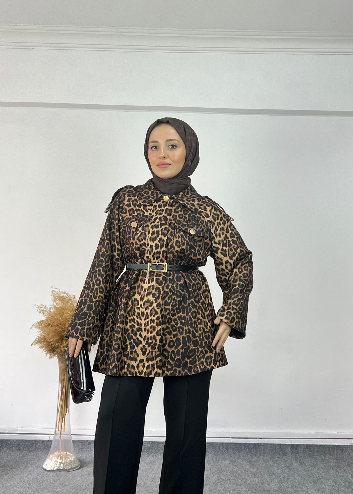 TASARIM LEOPAR DESEN CEKET / ÖN SİPARİŞ