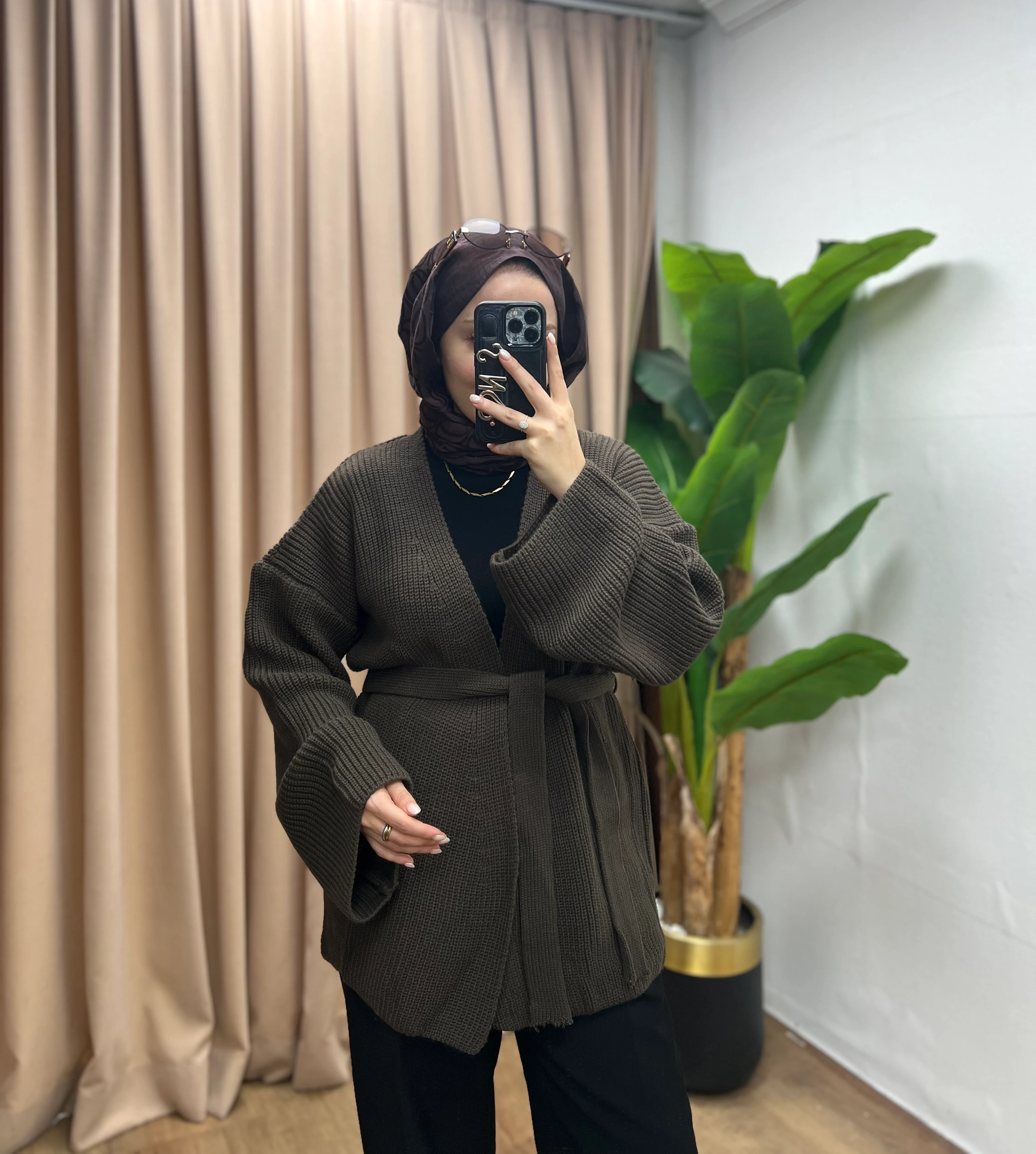 TRİKO HIRKA / KAHVE