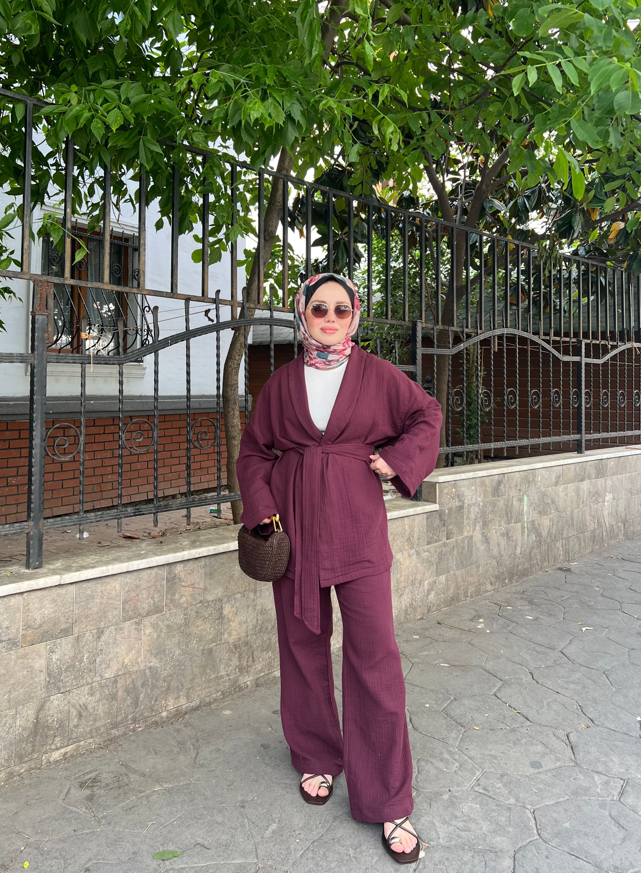MÜSLİN TAKIM / BORDO