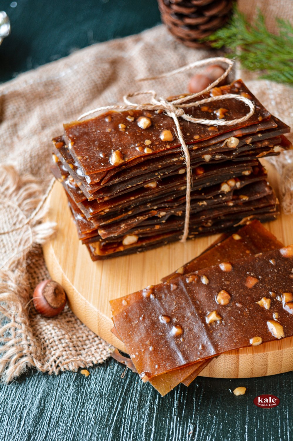 Glutensiz ve Şeker İlavesiz Fındıklı Dut Pestili