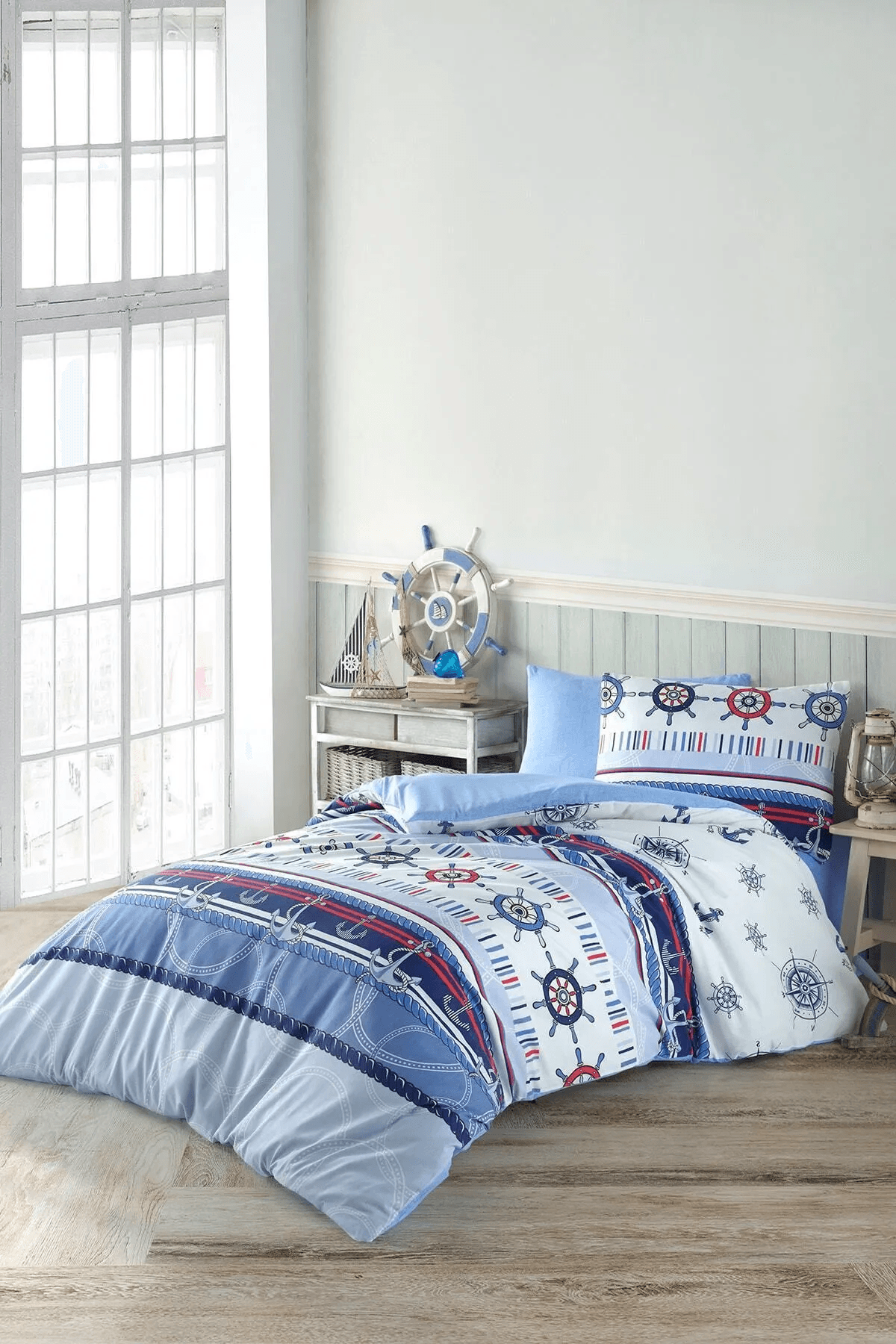 Parure de Lit simple Polycoton PETIT MARIN image