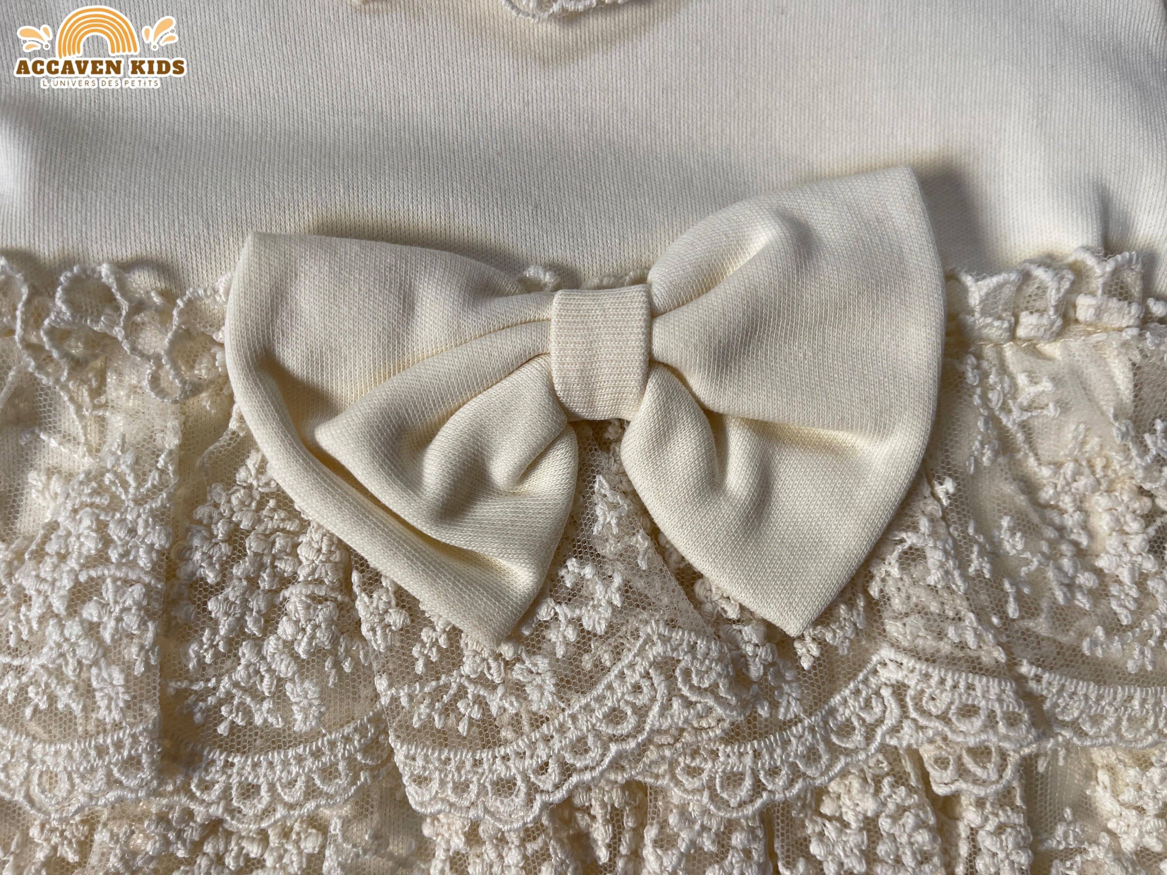 BARBOTEUSE EN DENTELLE 2PIECES DENTELLE
