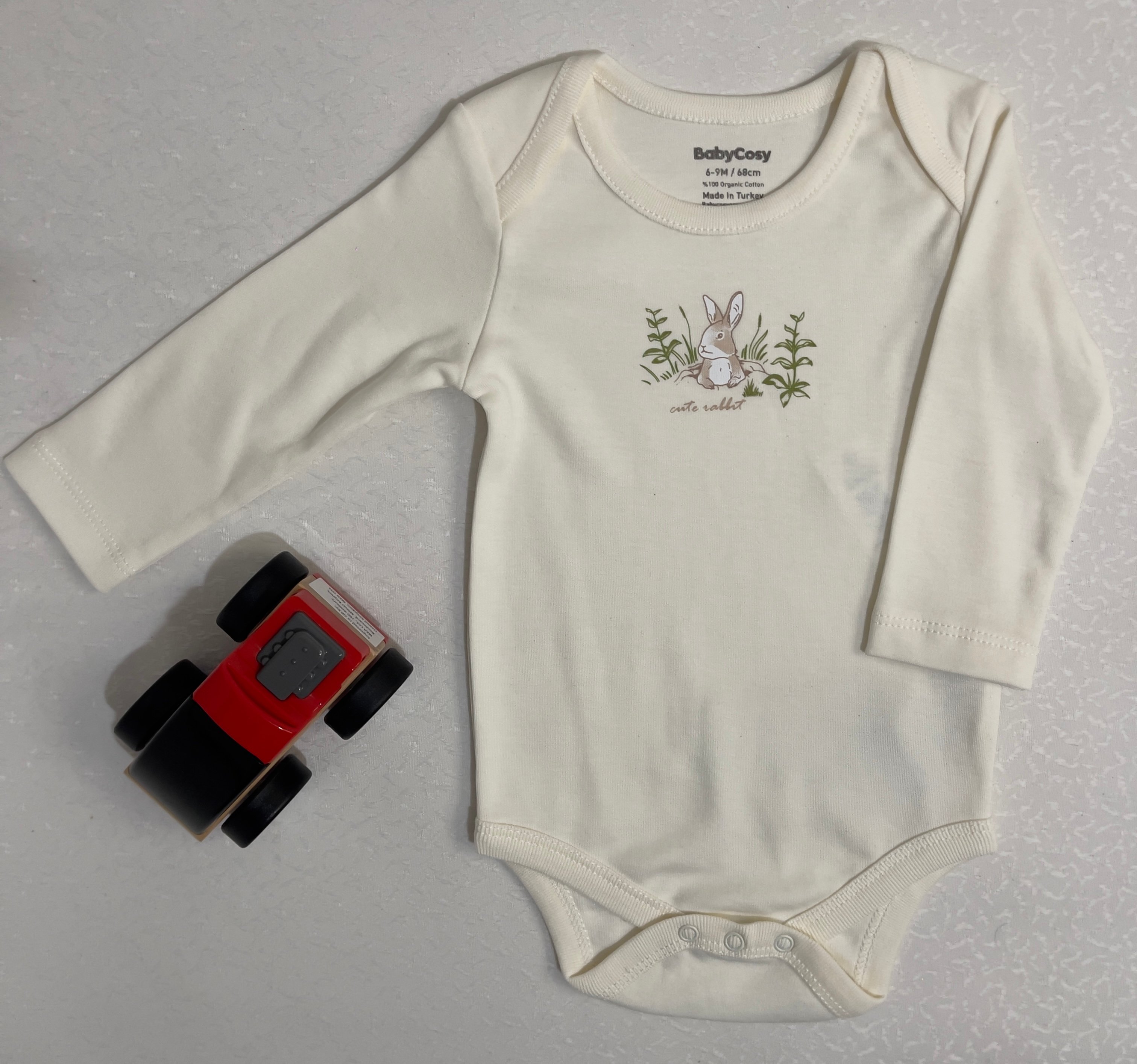 ENSEMBLE BODY AVEC MANCHE ORGANIC BIO COSY