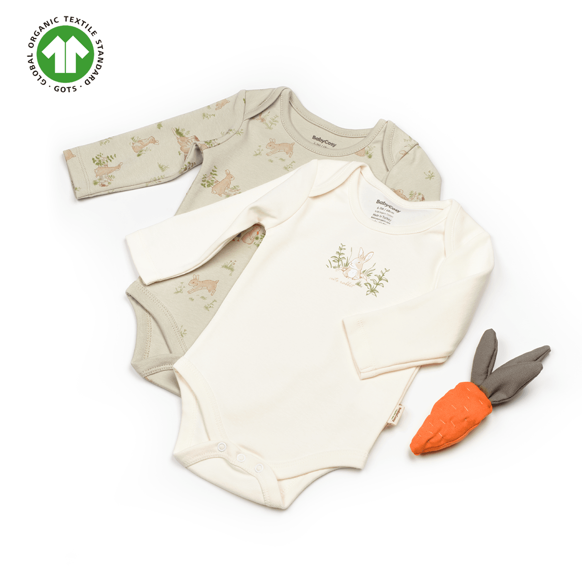 ENSEMBLE BODY AVEC MANCHE ORGANIC BIO COSY main variant image