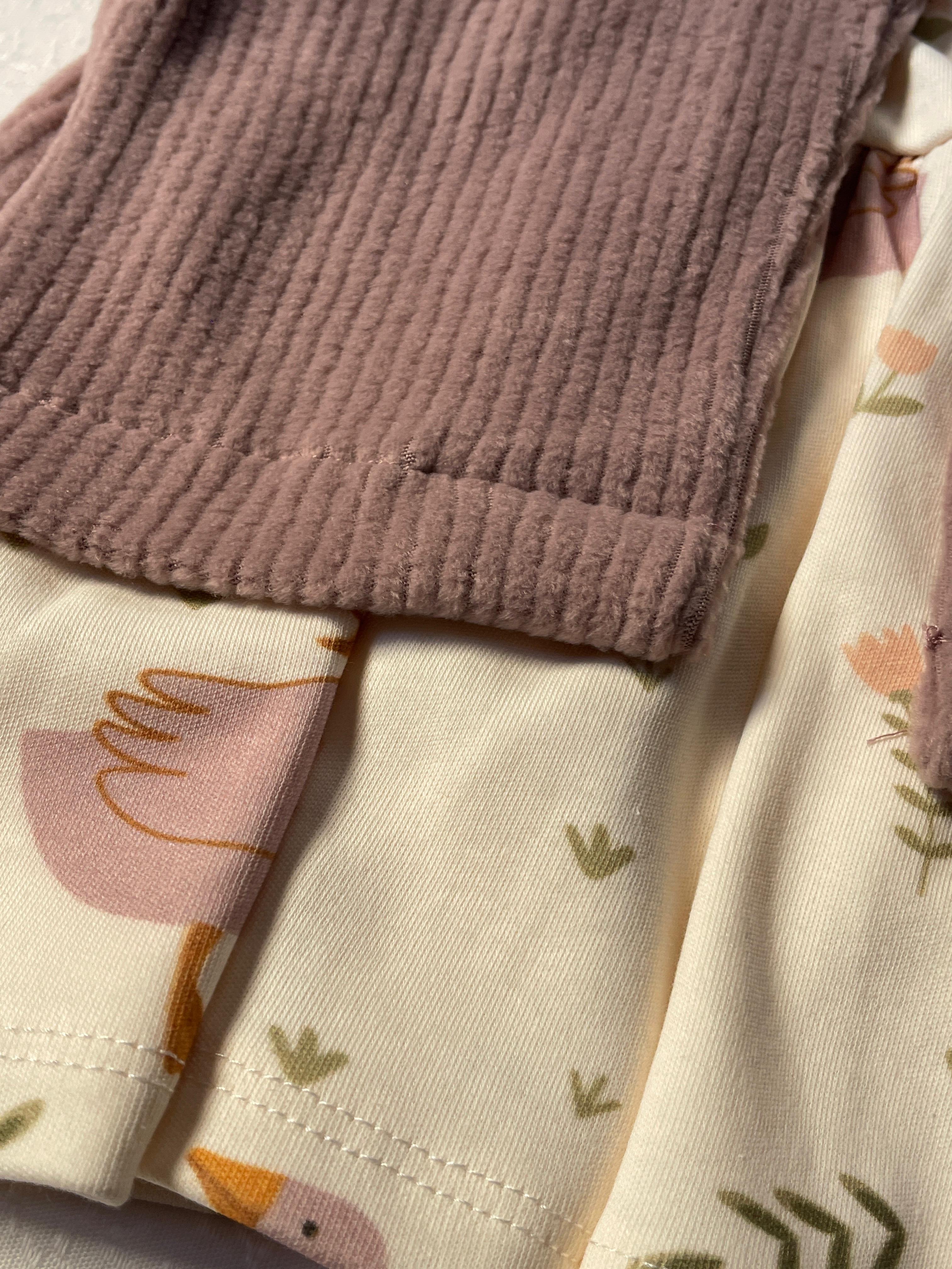 ENSEMBLE VESTE Velour avec Bonnet