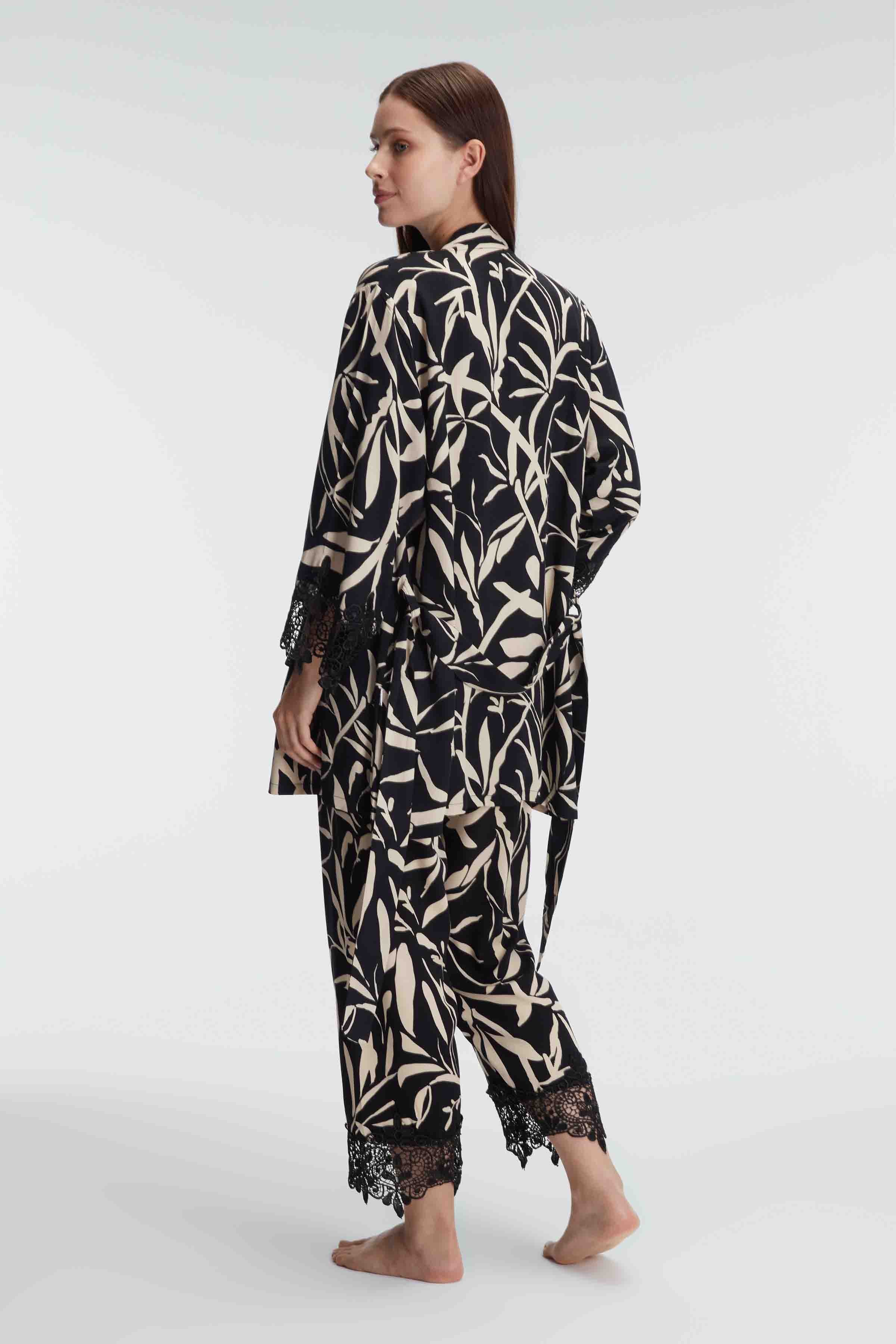 Ensemble Pyjama 3 Pièces, Col en V