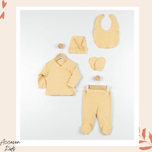 ENSEMBLE NAISSANCE Cœur de Coton 5 PIECES image