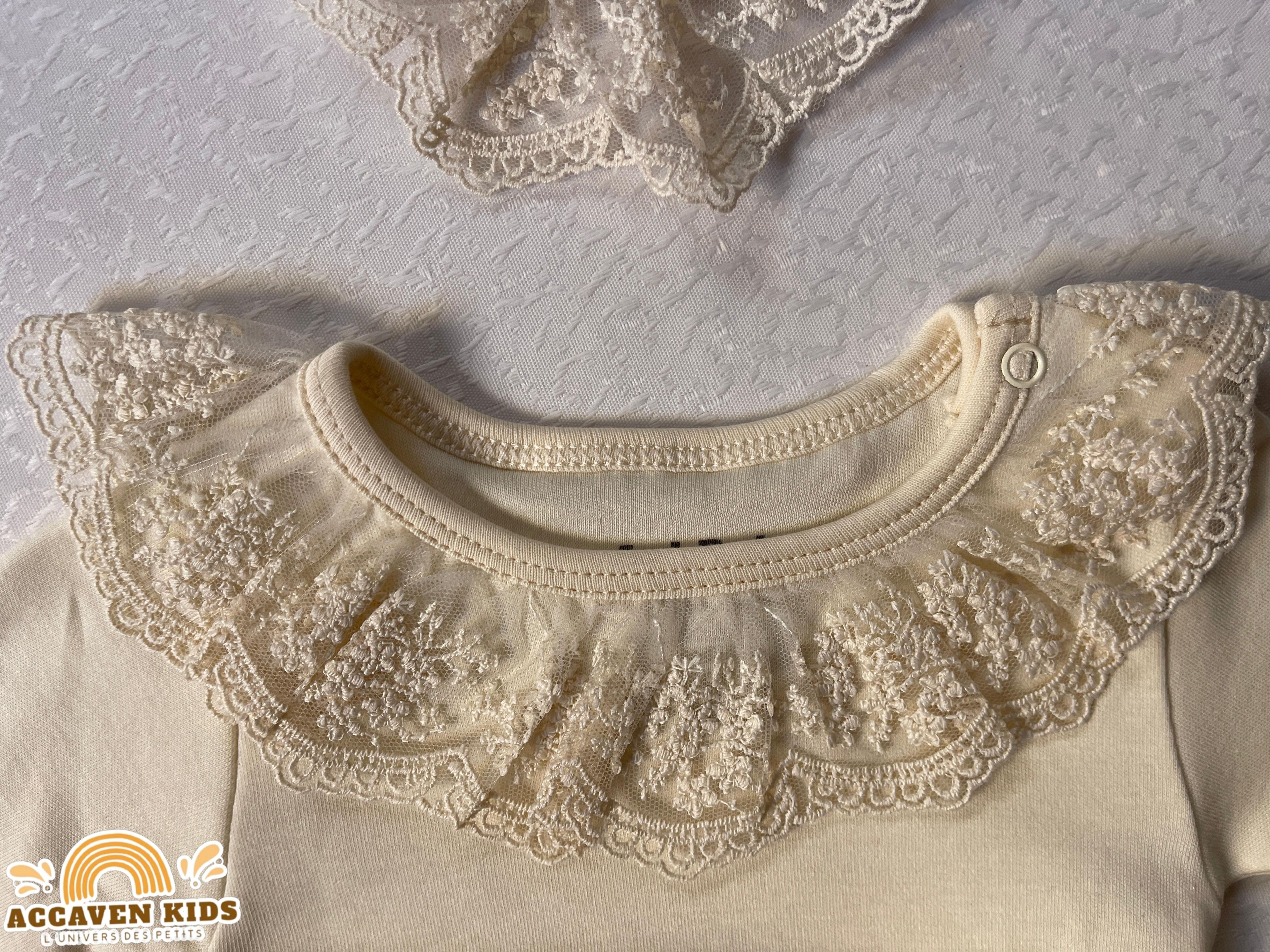 BARBOTEUSE EN DENTELLE 2PIECES DENTELLE