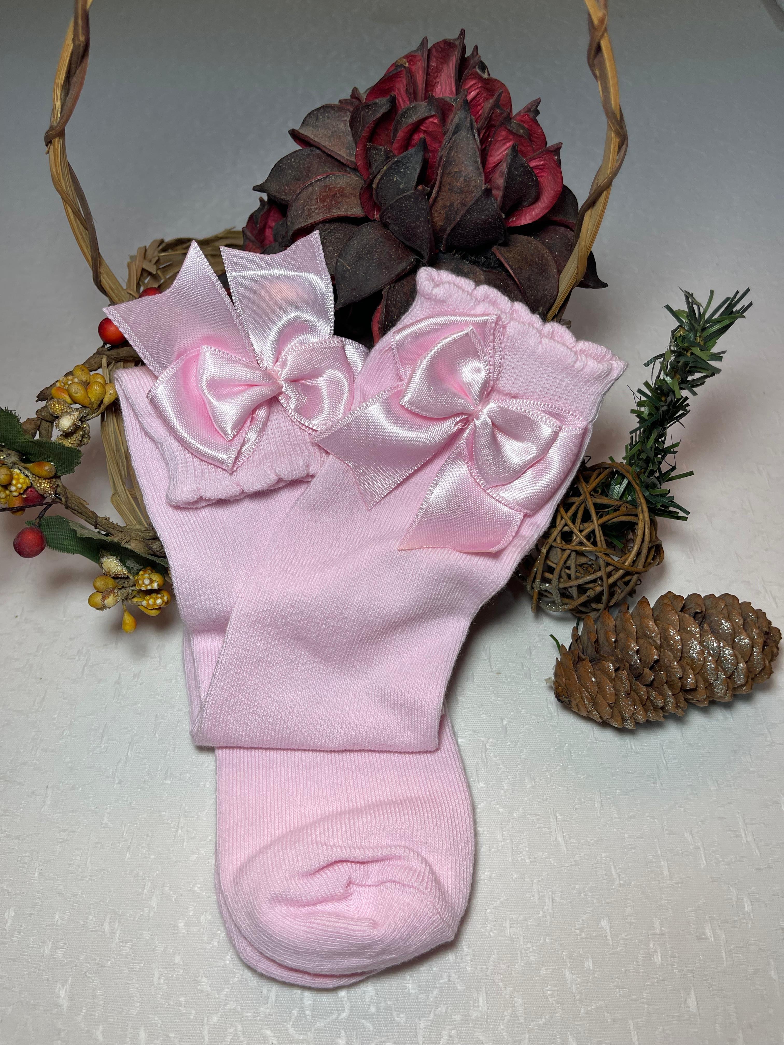 Lot de 2 Paires chaussettes COCOLE avec ruban 