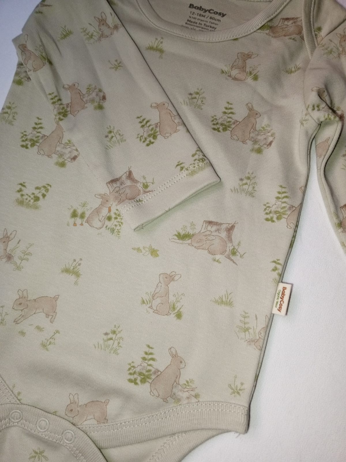 ENSEMBLE BODY AVEC MANCHE ORGANIC BIO COSY