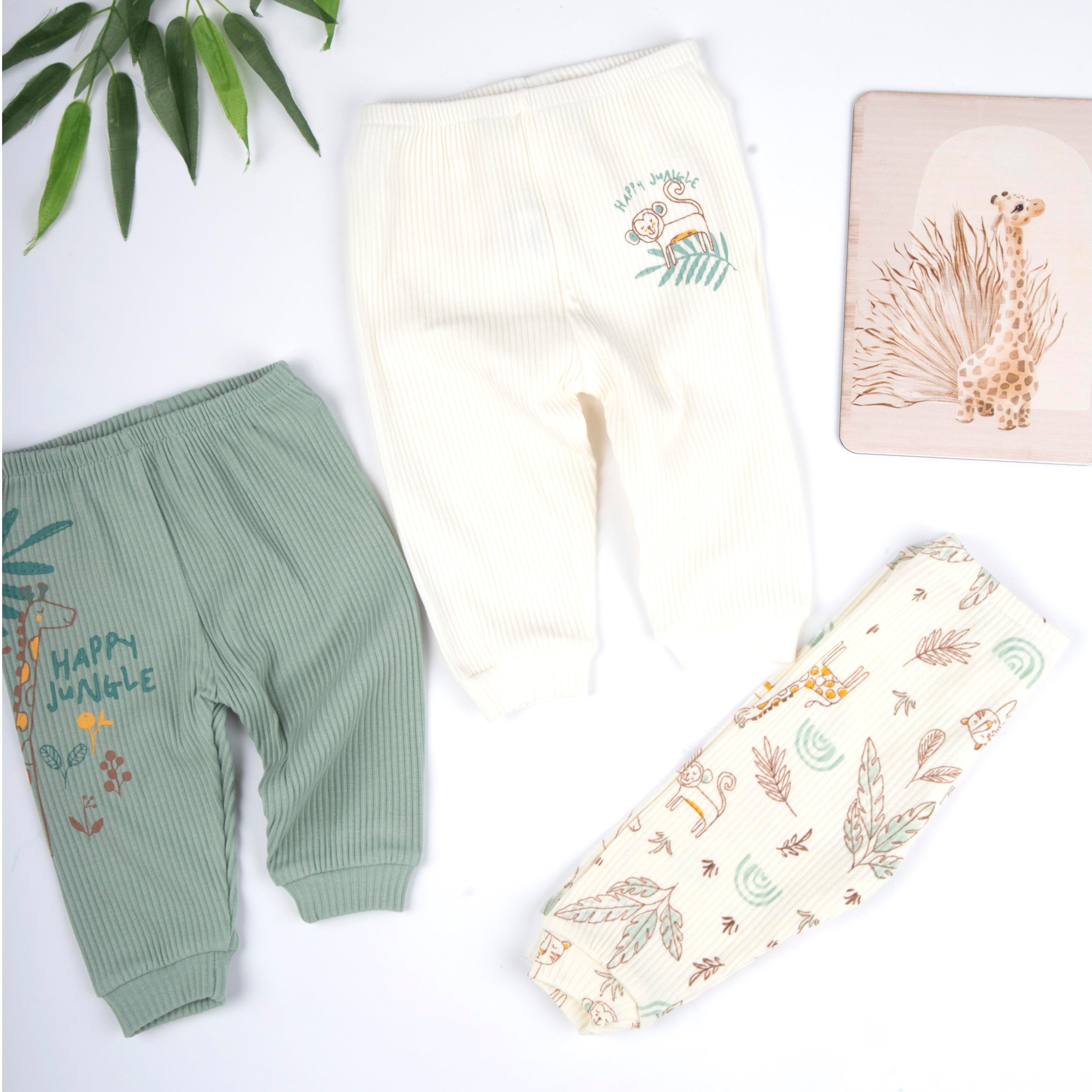 Set 3 pantalons HAPPY JUNGLE image