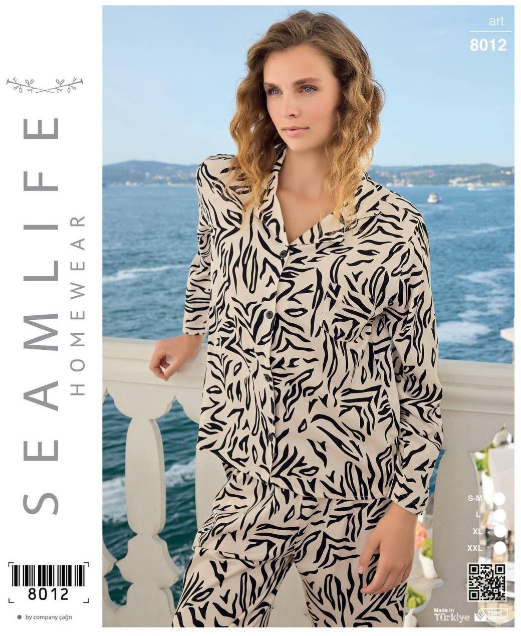 Ensemble Pyjama Chemise avec Manche image