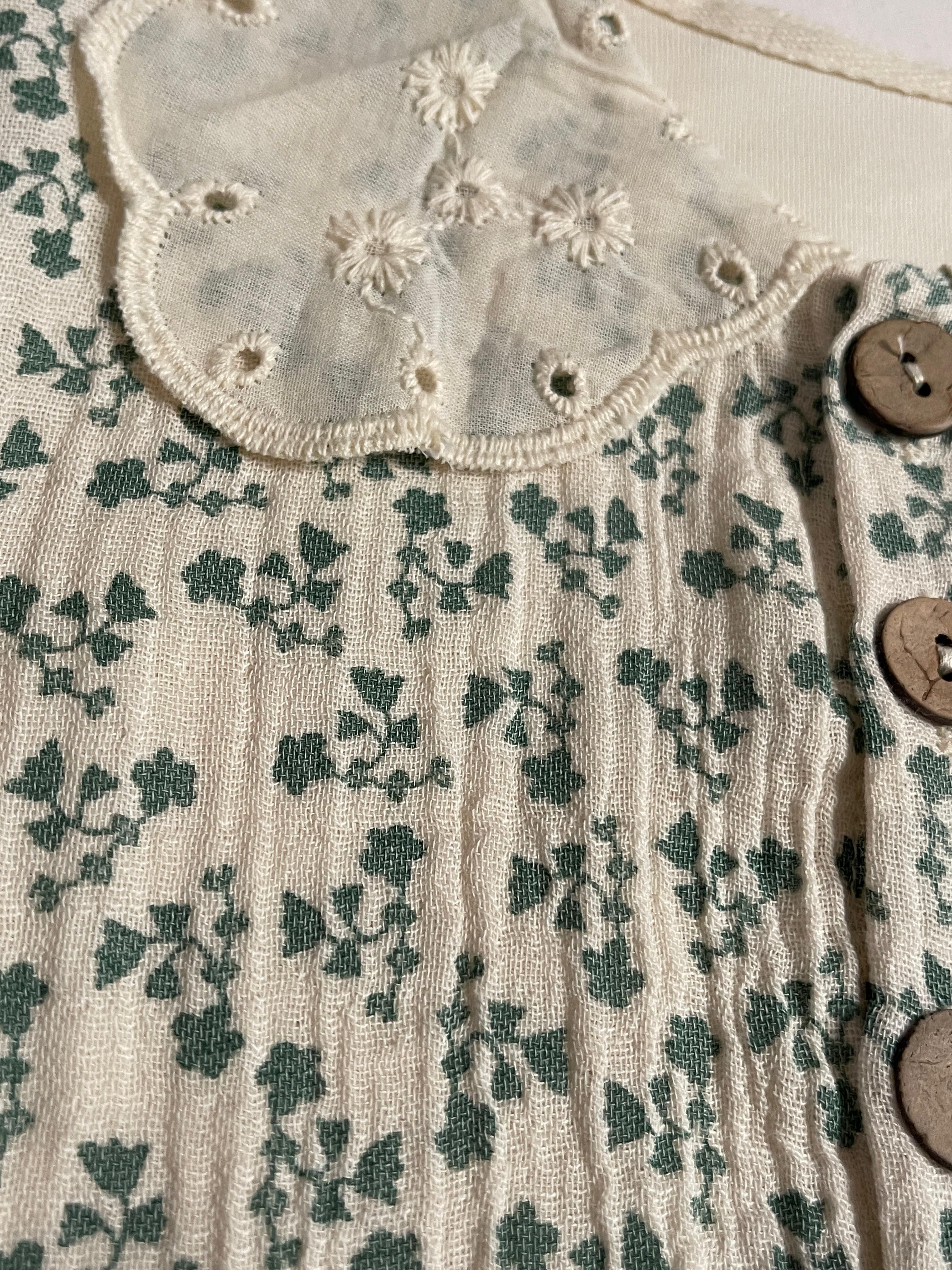 GRENOUILLERE EN MOUSSELINE DE COTON BIO
