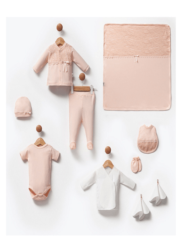 Pack NAISSANCE -BAPTEME BEBE CALIN 10PIECES image