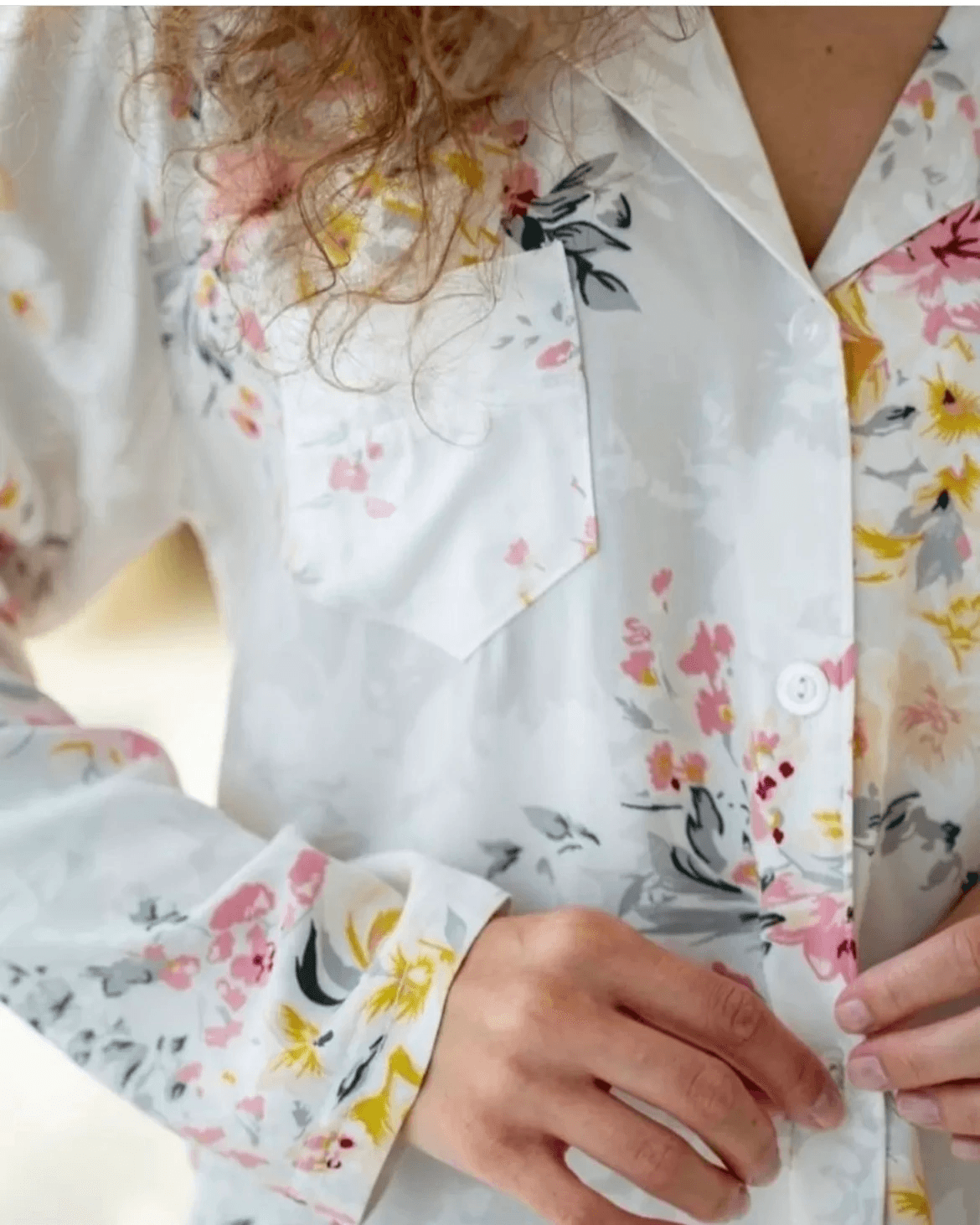 Ensemble Pyjama Chemise avec Manche