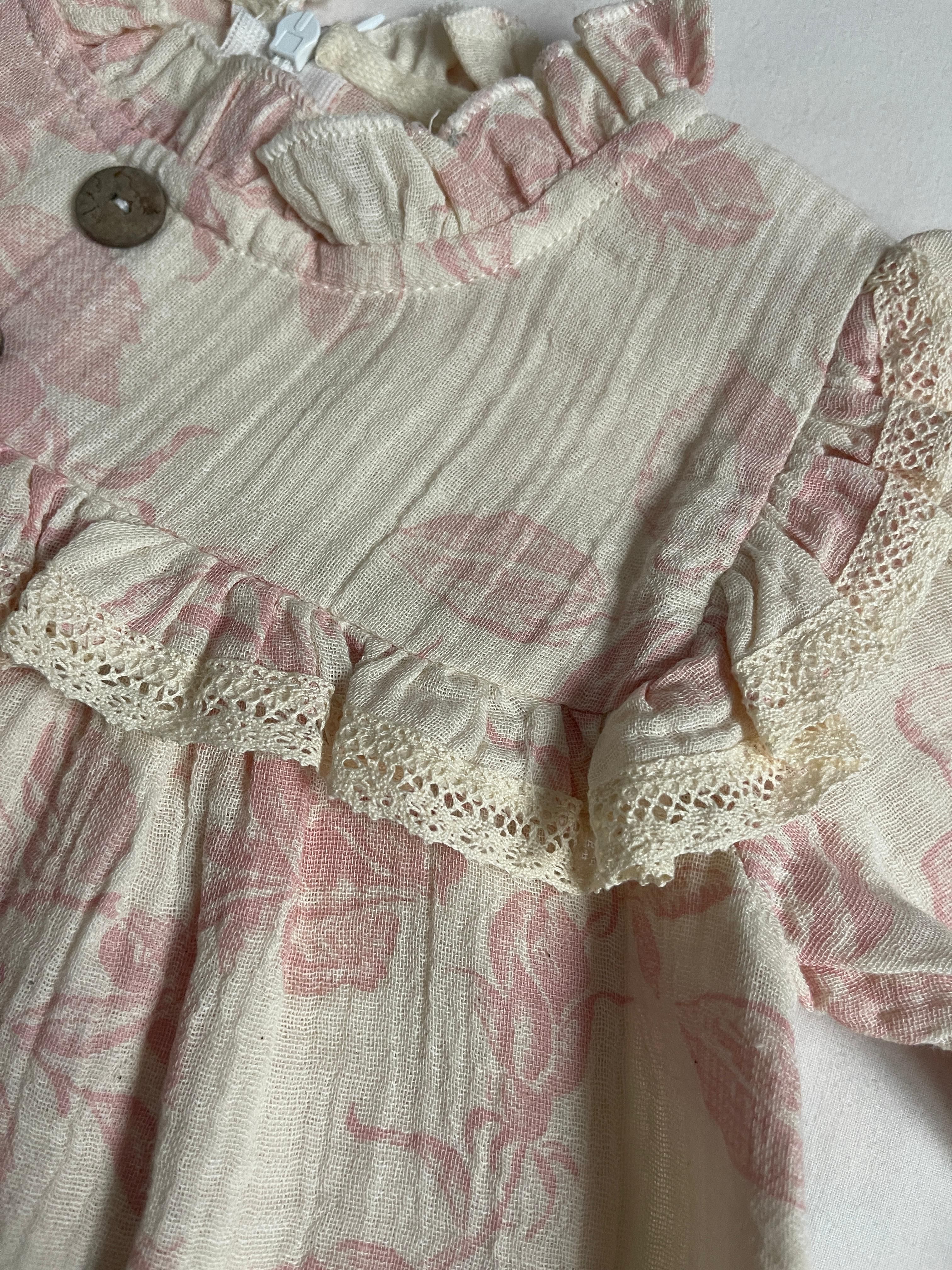 Robe En Mousseline PREMIUM Rosa Mimo