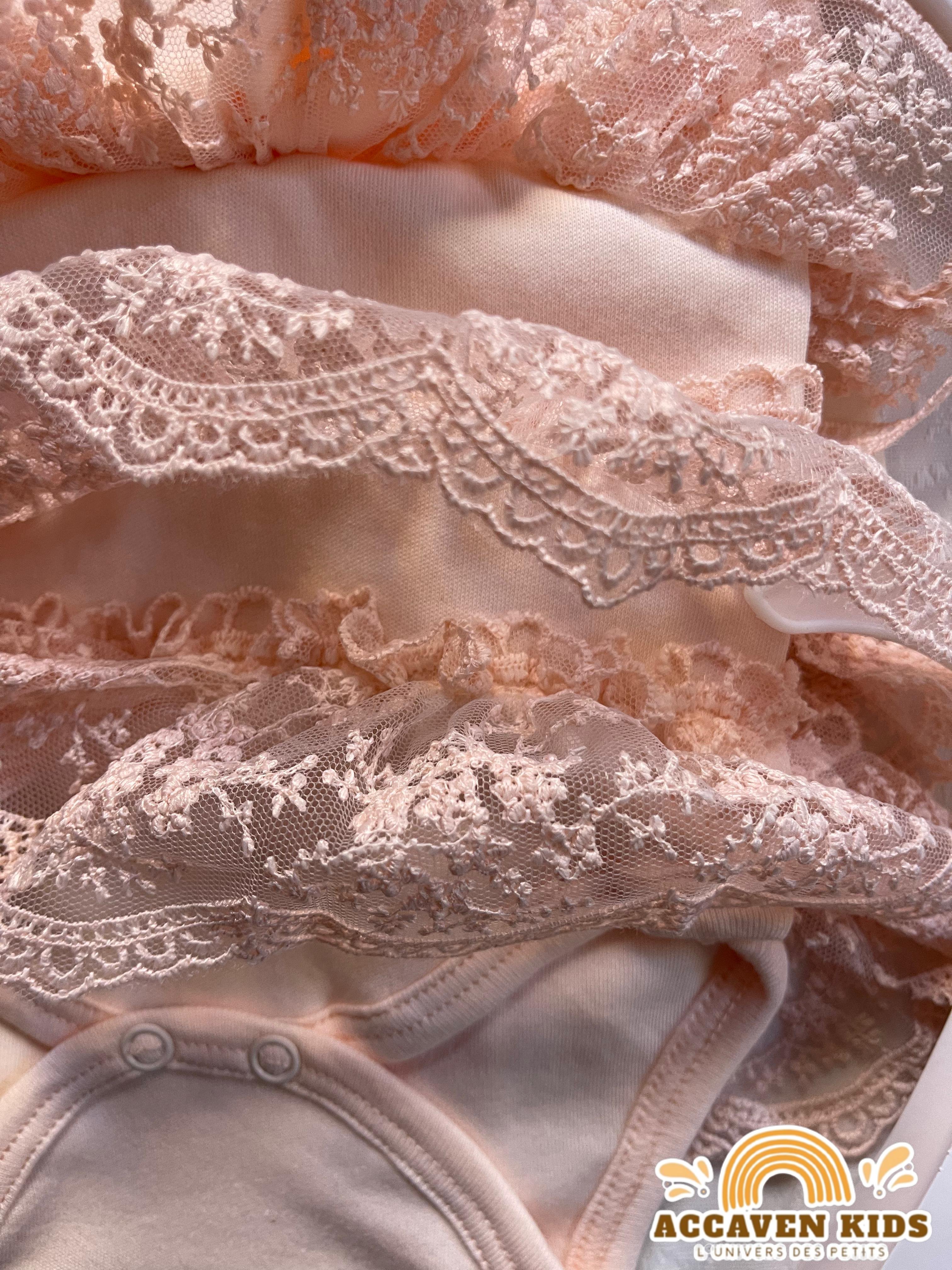 BARBOTEUSE EN DENTELLE 2PIECES DENTELLE