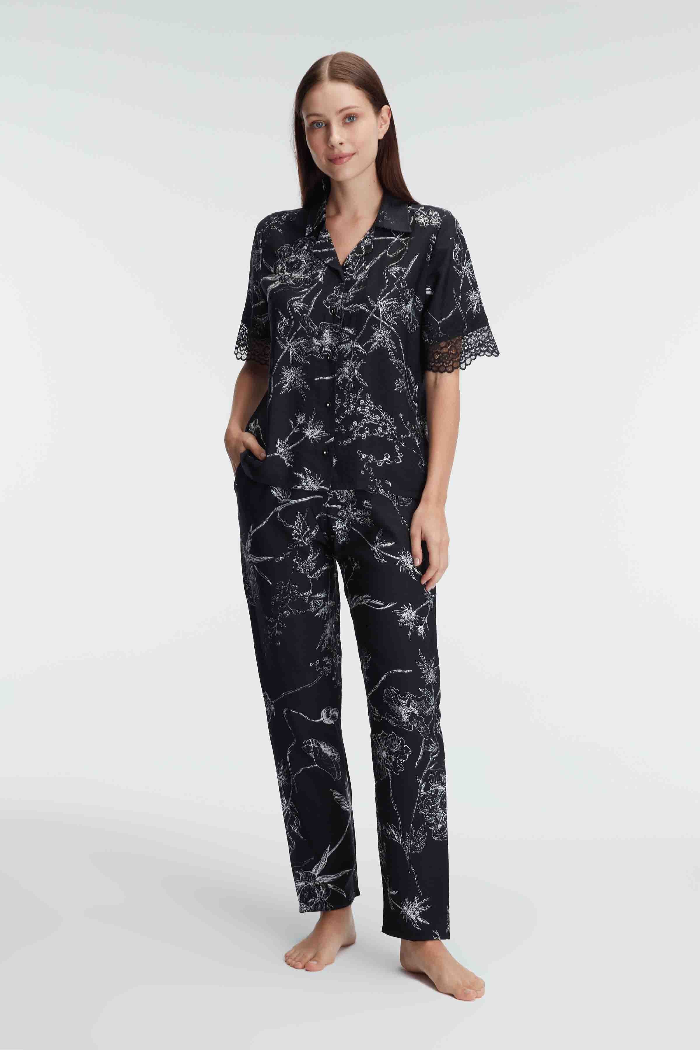Ensemble pyjama, demi-manche , col V image