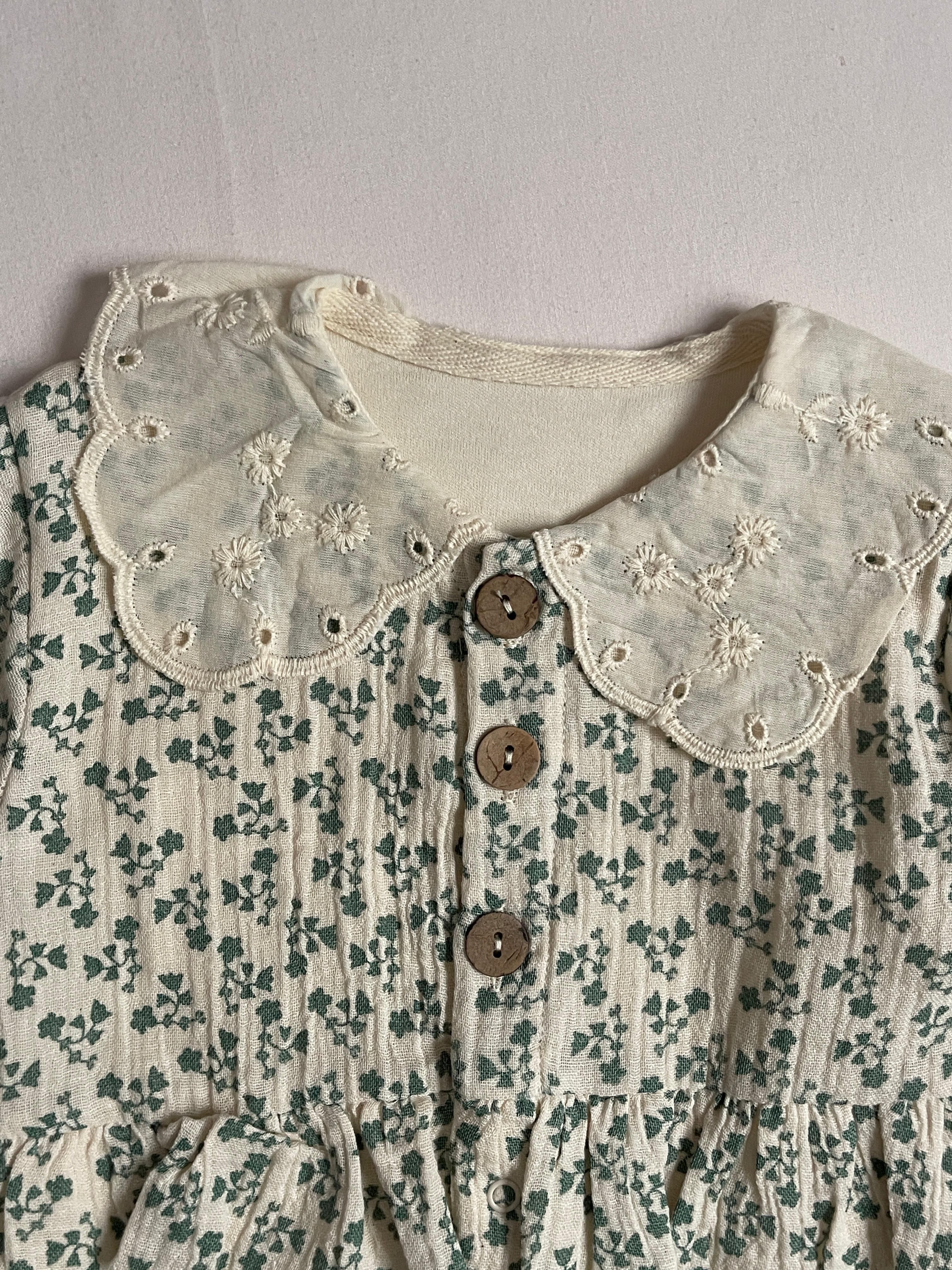 GRENOUILLERE EN MOUSSELINE DE COTON BIO