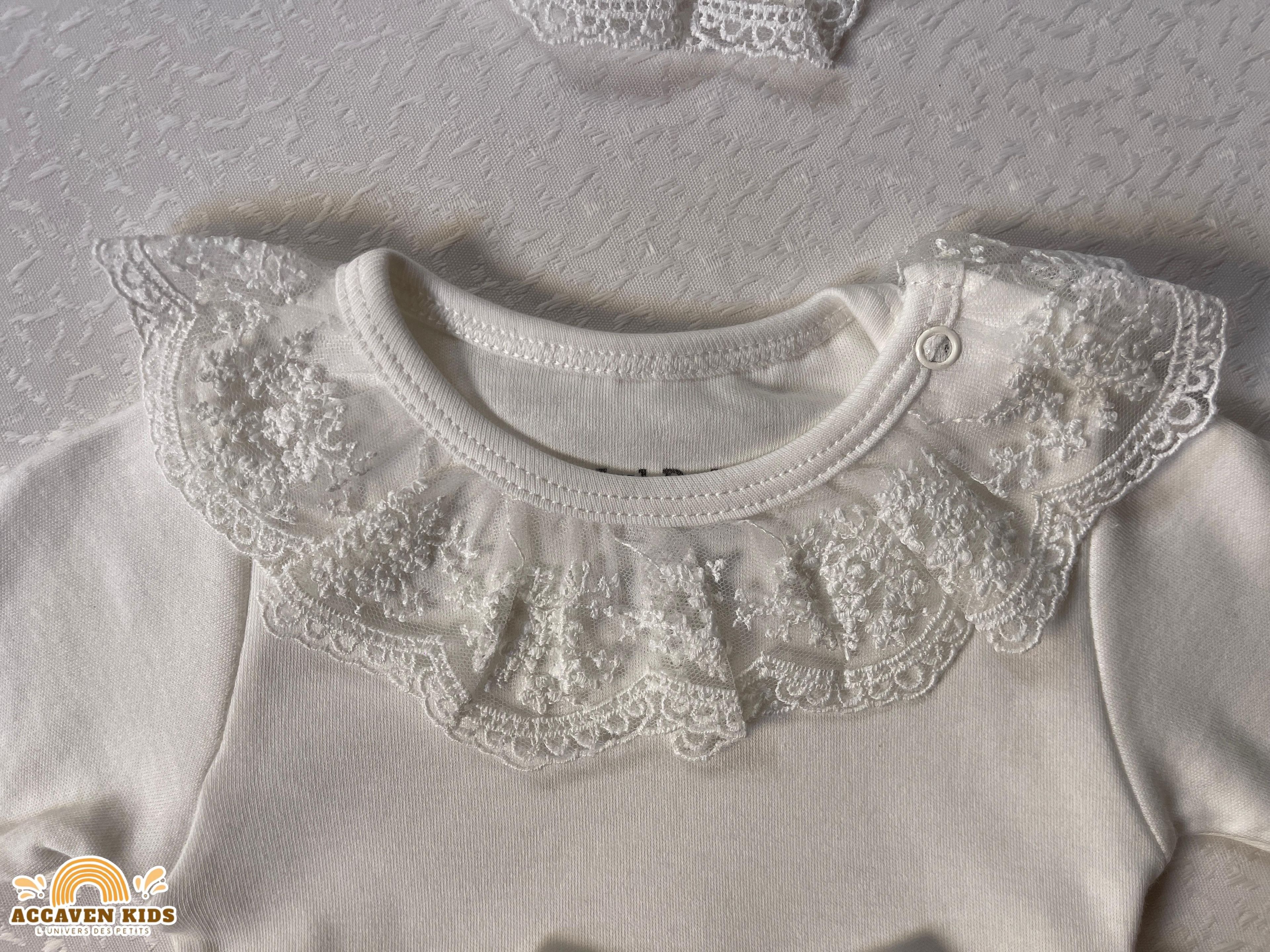 BARBOTEUSE EN DENTELLE 2PIECES DENTELLE