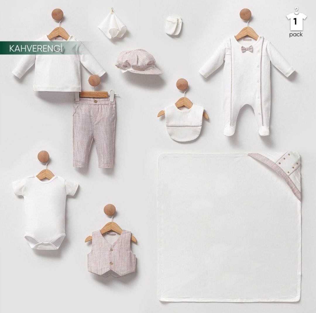 Pack NAISSANCE-BAPTEME 10 PCS PRETTY MAN PREMIUM image
