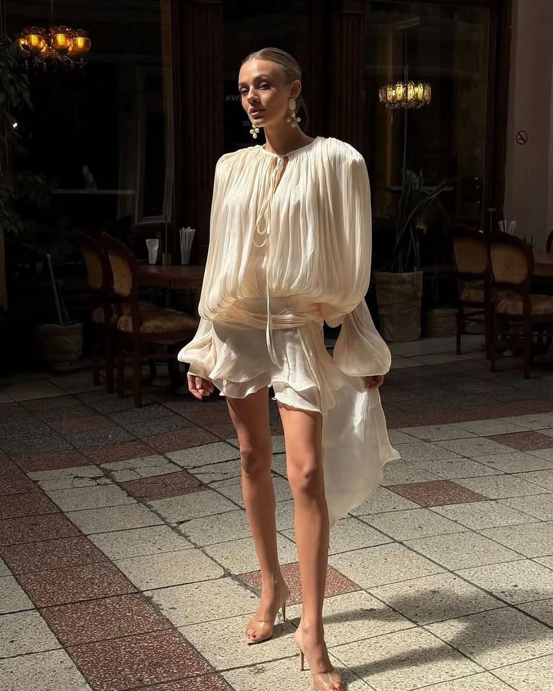 Vanesya Kumaş Şortlu Elbise