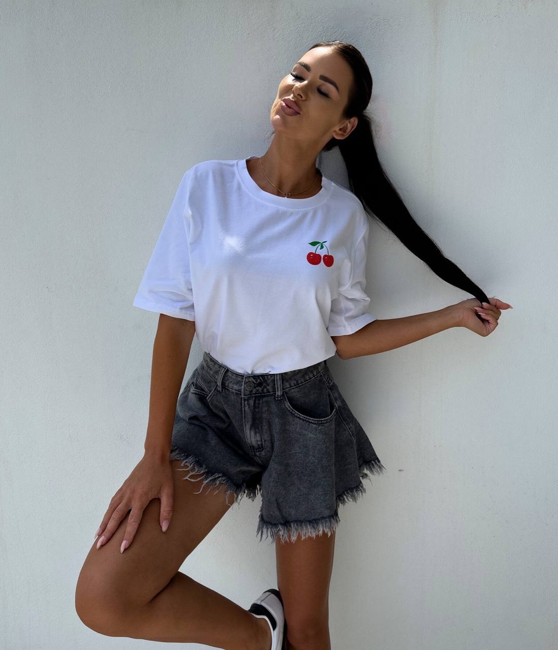 Oversize T-Shirt - Beyaz