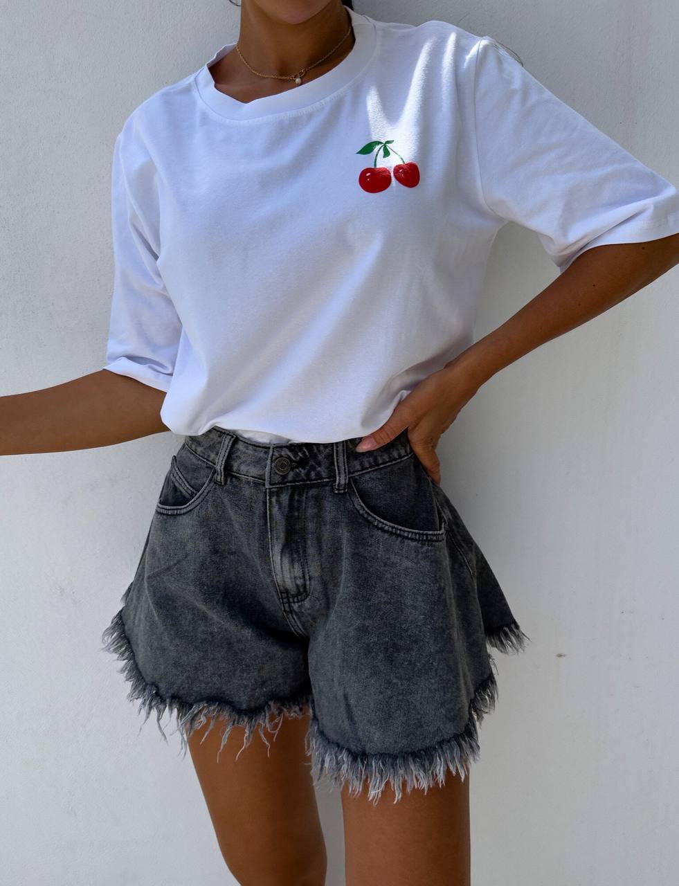 Oversize T-Shirt - Beyaz