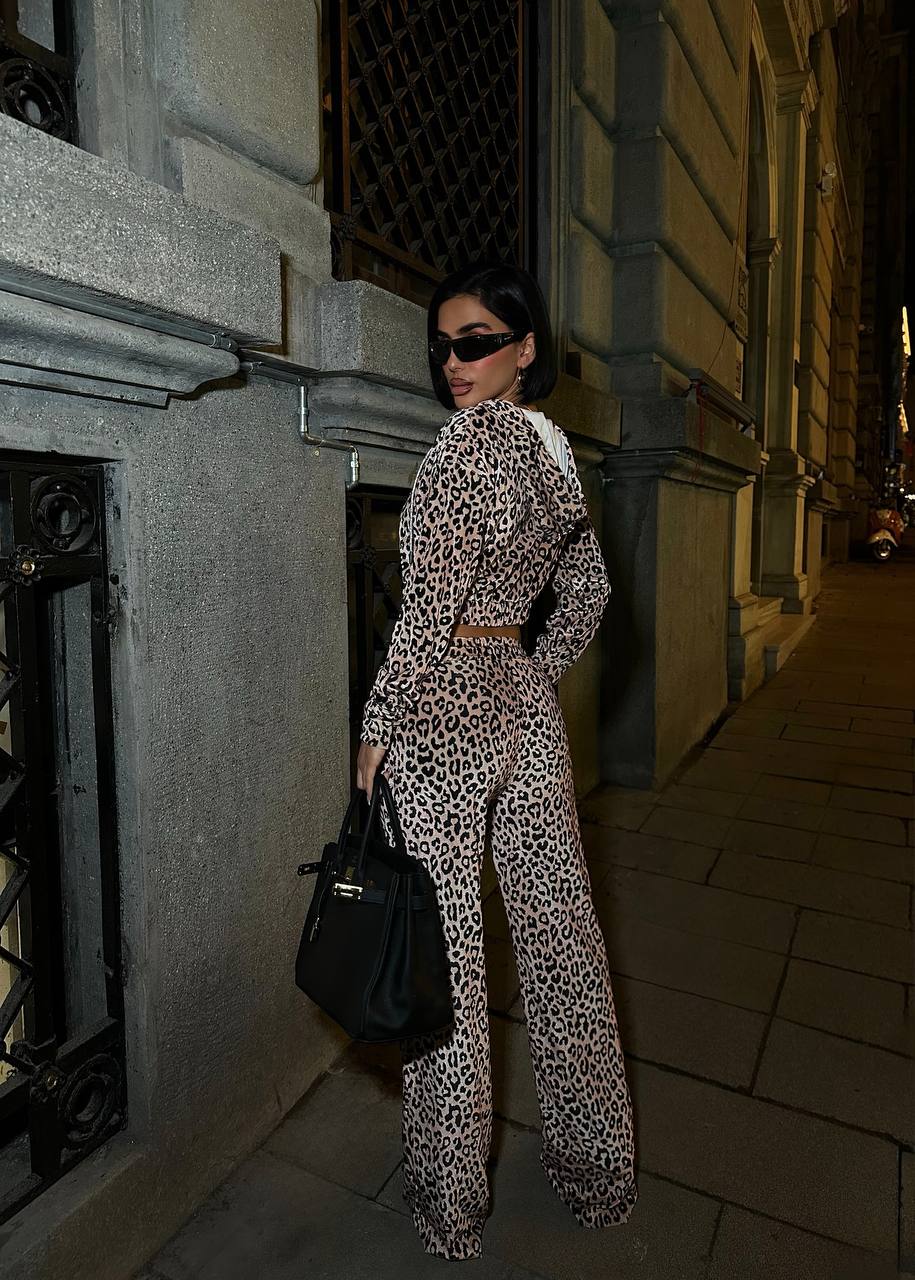 Alessya Taşlı Kadife Takım