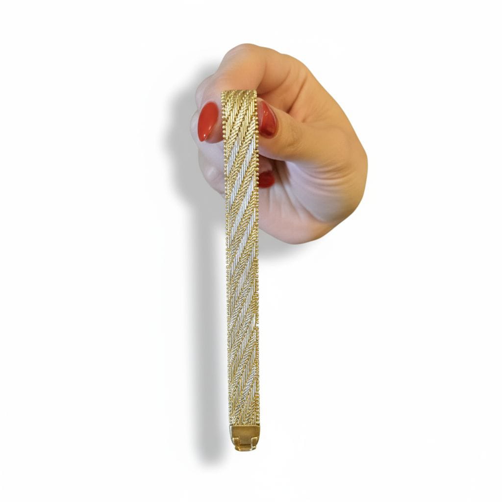 14K Gold Renkli Vip Seri Hasır Bileklik