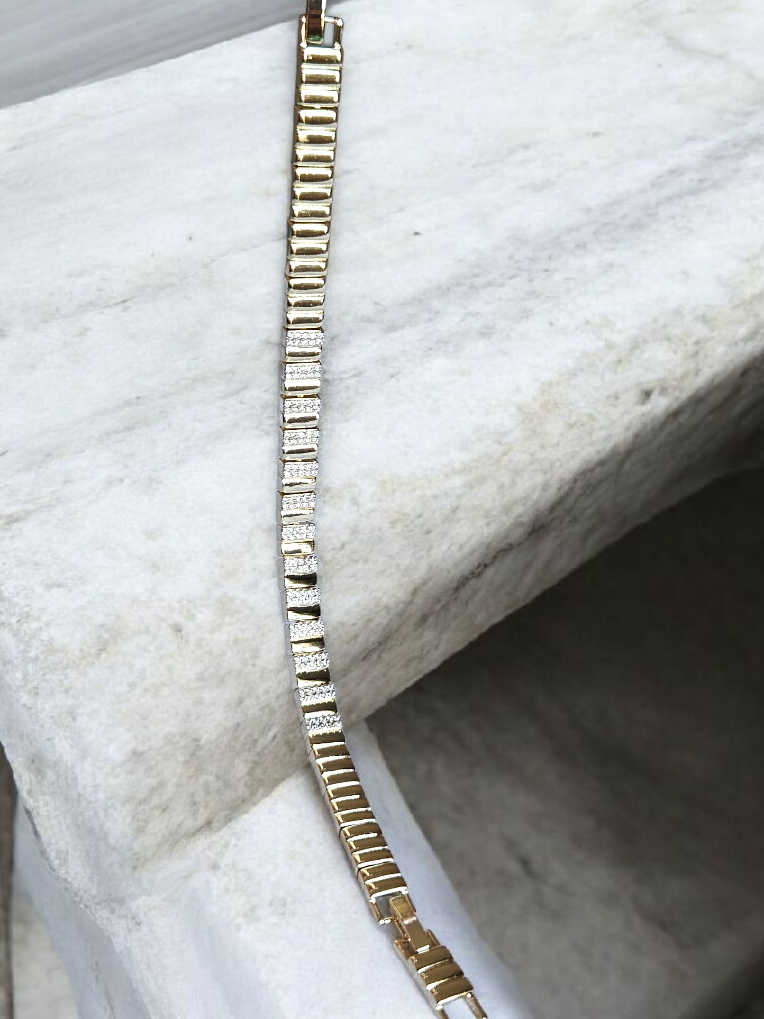 14K Gold Renkli Vip Seri Sırataş Bileklik