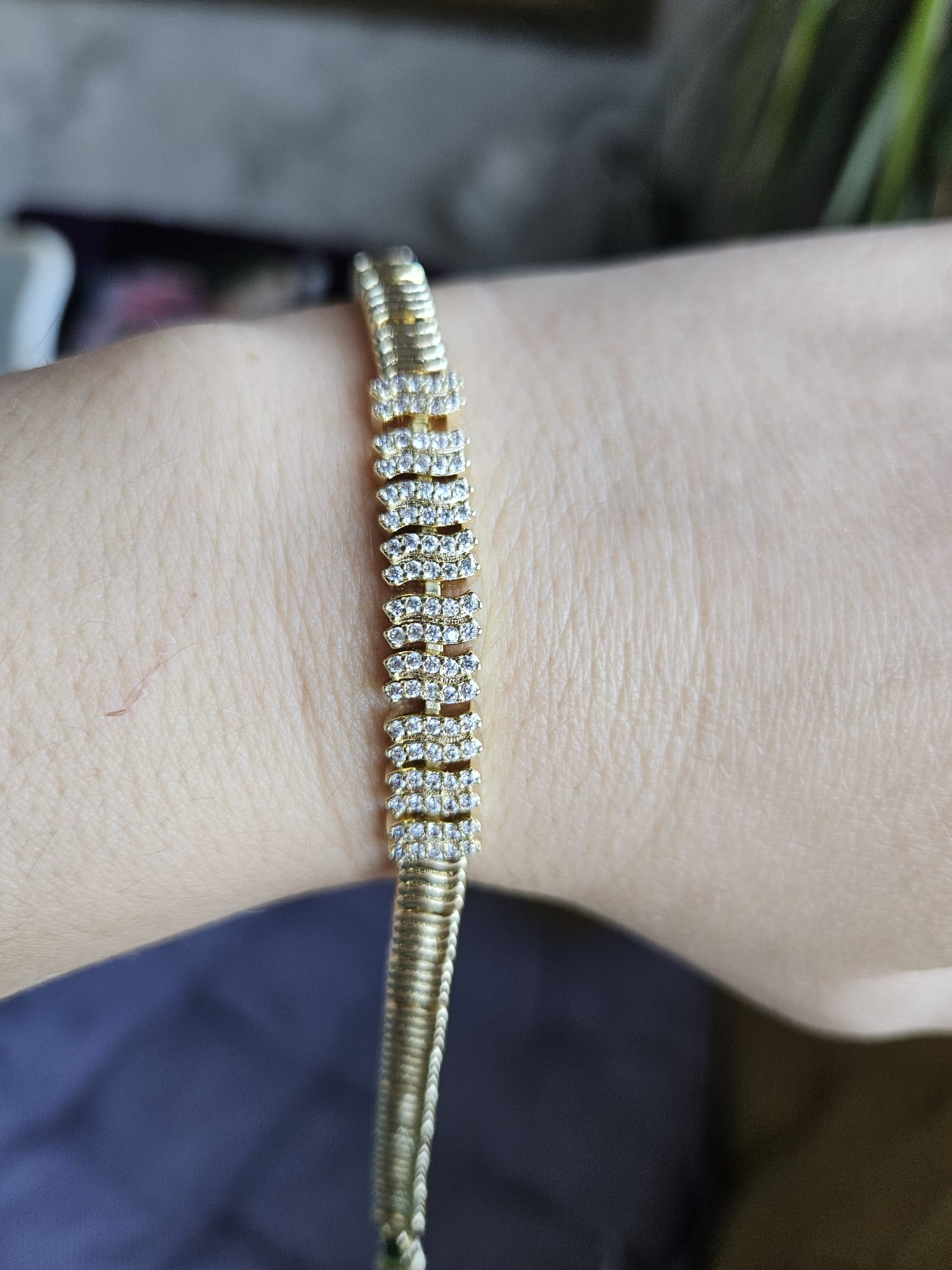 14K Gold Renkli Vip Seri Burgu Bileklik