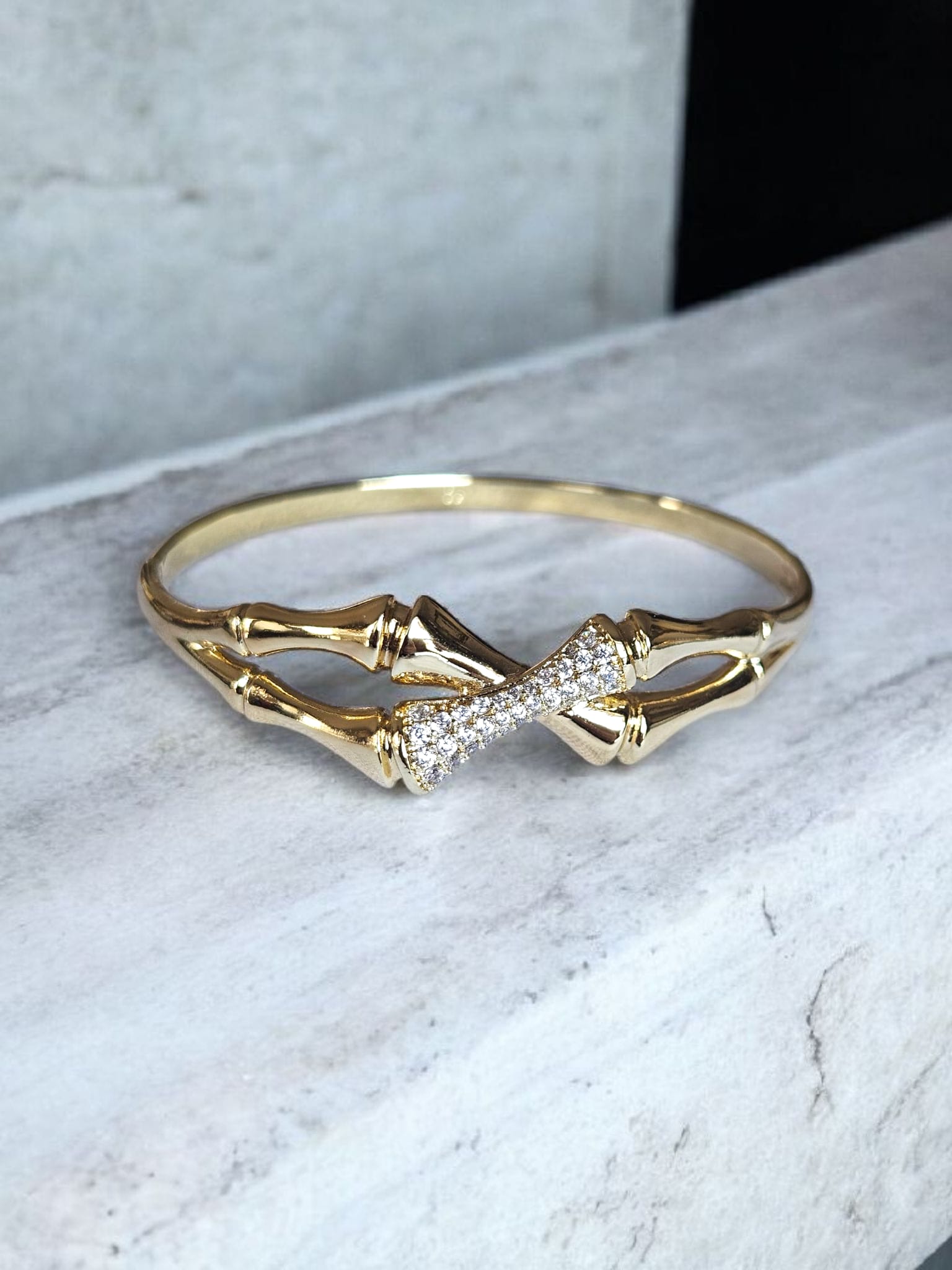 14K GOLD KAPLAMA ÇAPRAZ KELEPÇE