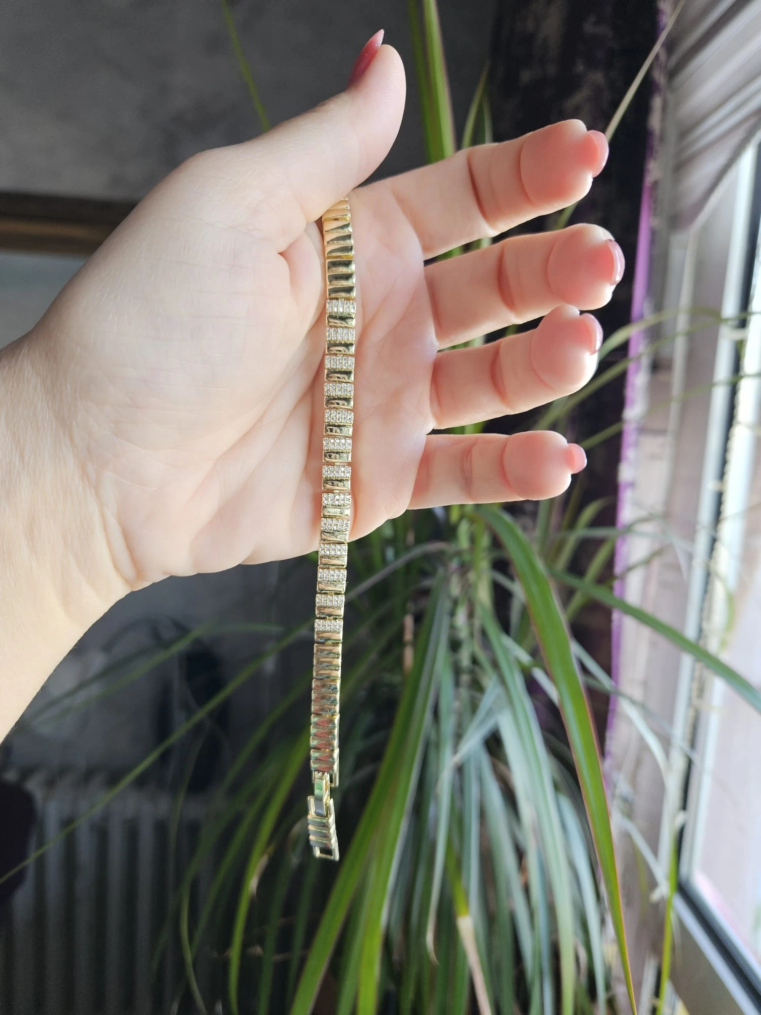 14K Gold Renkli Vip Seri Sırataş Bileklik