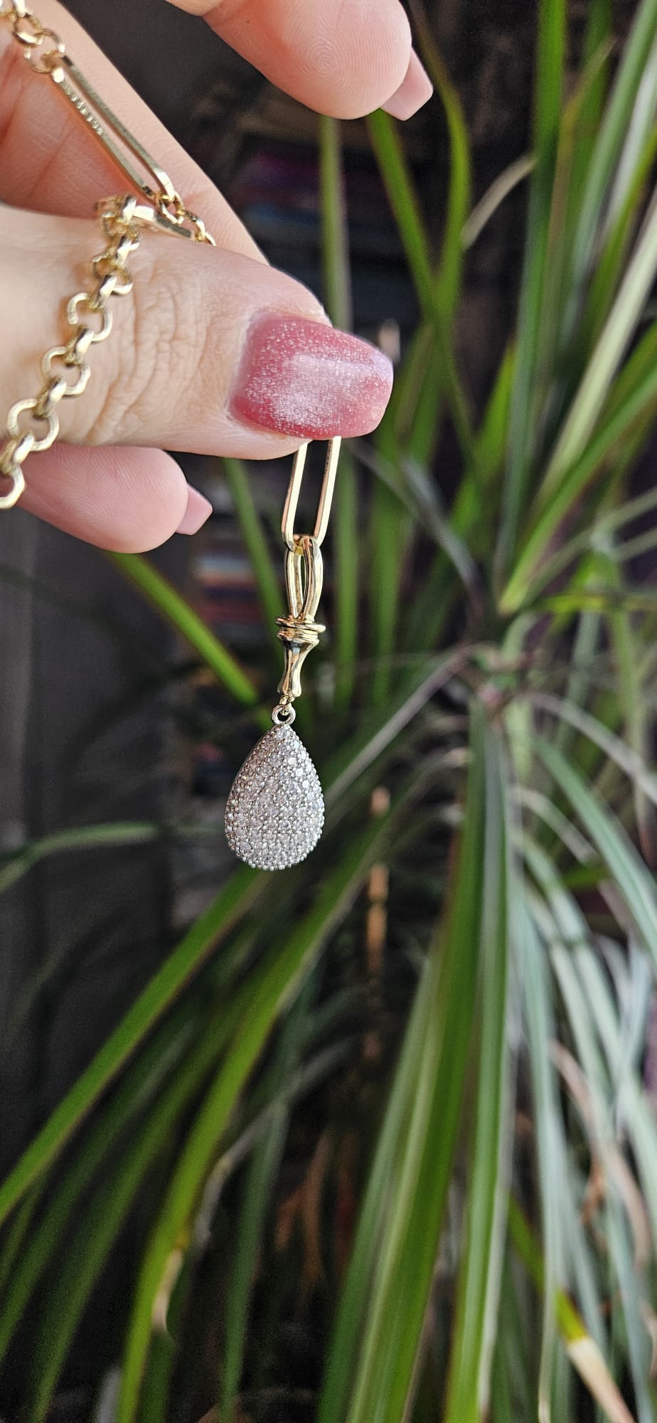 SLOWSHE – 14 K Gold Kaplama DAMLA VIP Kolye (Zincir Uzunluğu: 45 cm)