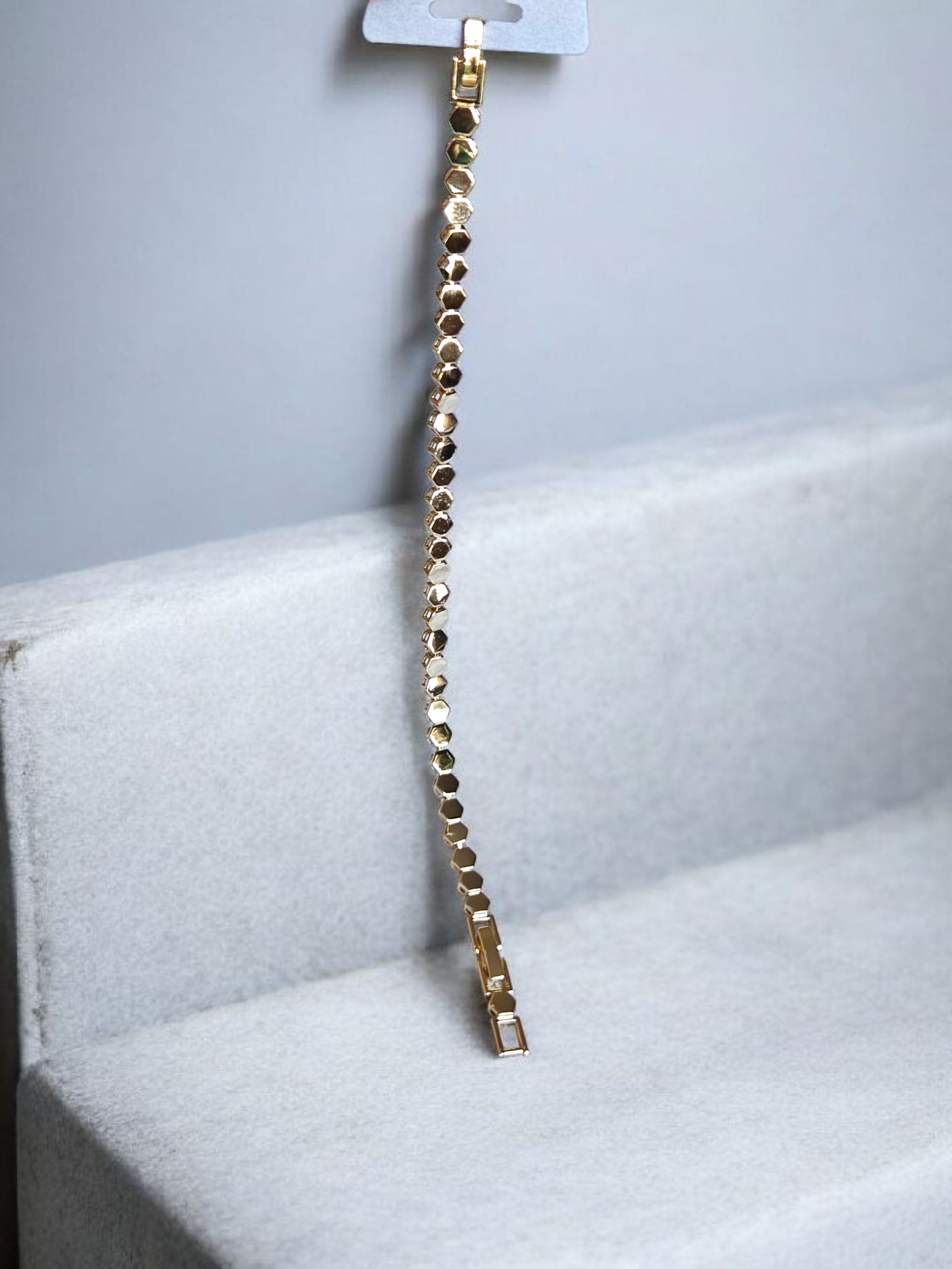 14K Gold Renkli Vip Seri Petek Bileklik