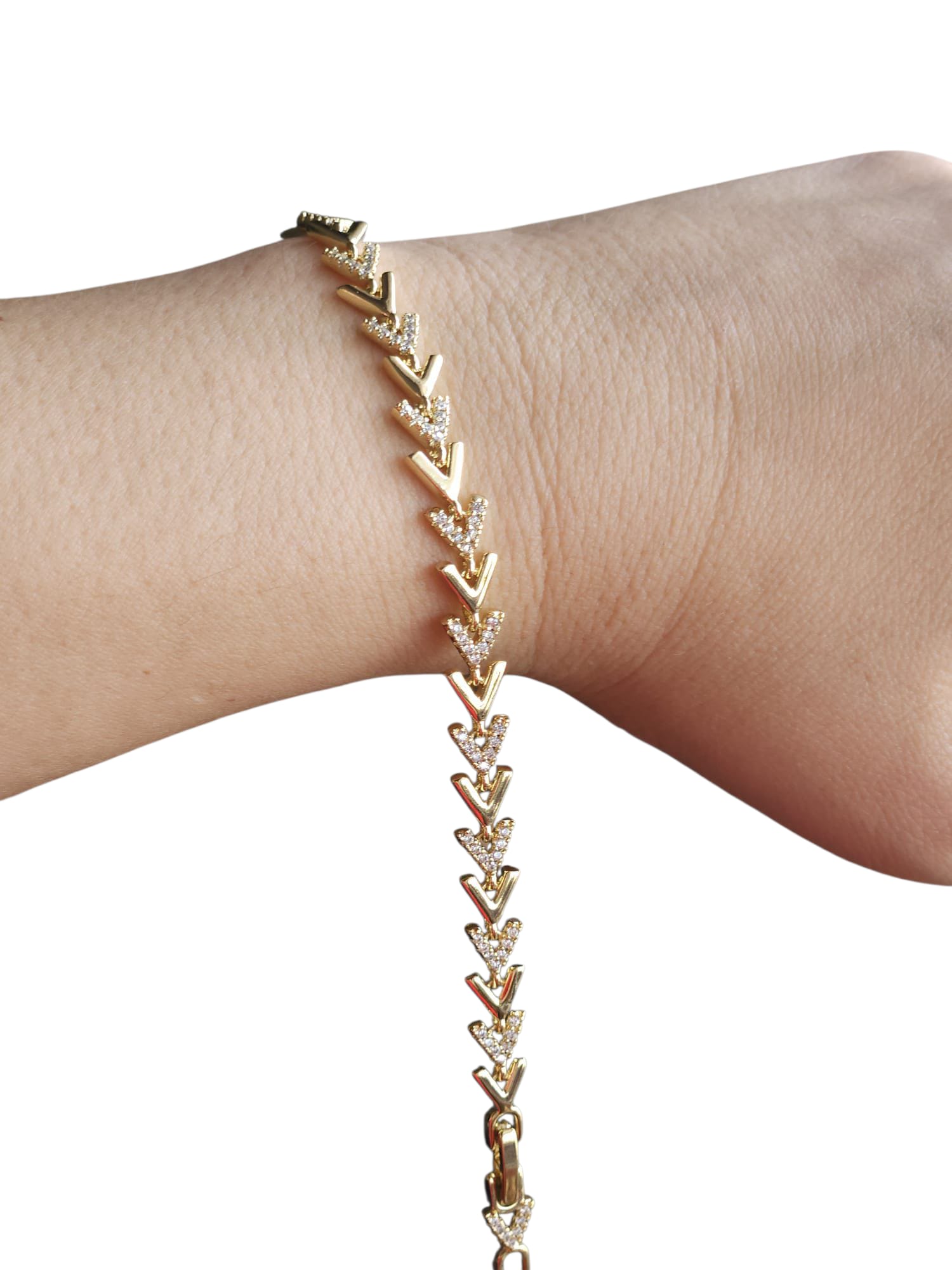 14K Gold Renkli Vip Seri Aşk Oku Bileklik